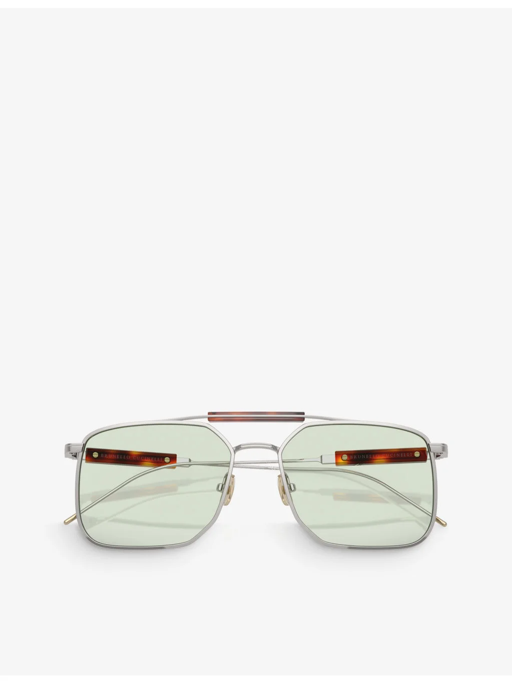 BC2005ST Square-Frame Titanium Sunglasses - 1