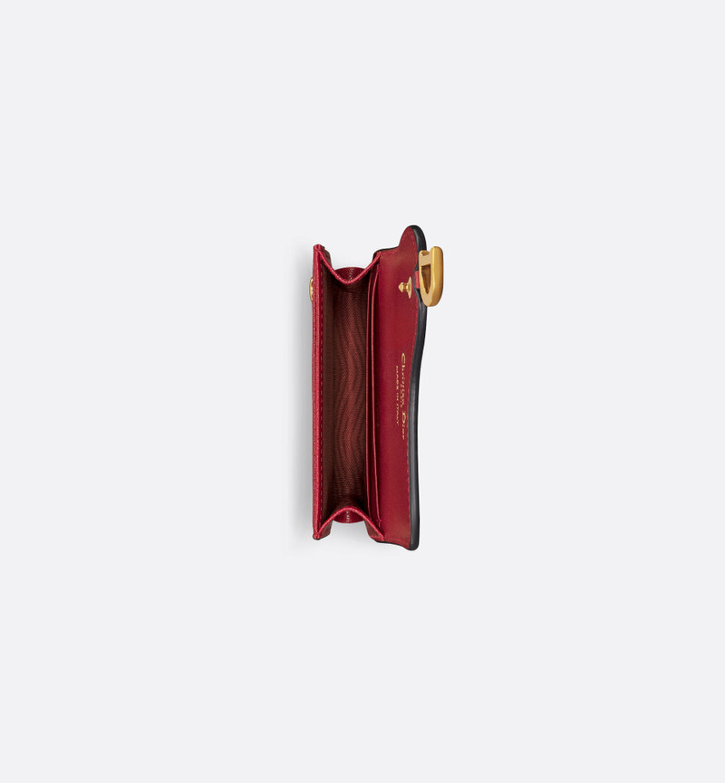 Dior Saddle Bloom Card Holder outlook