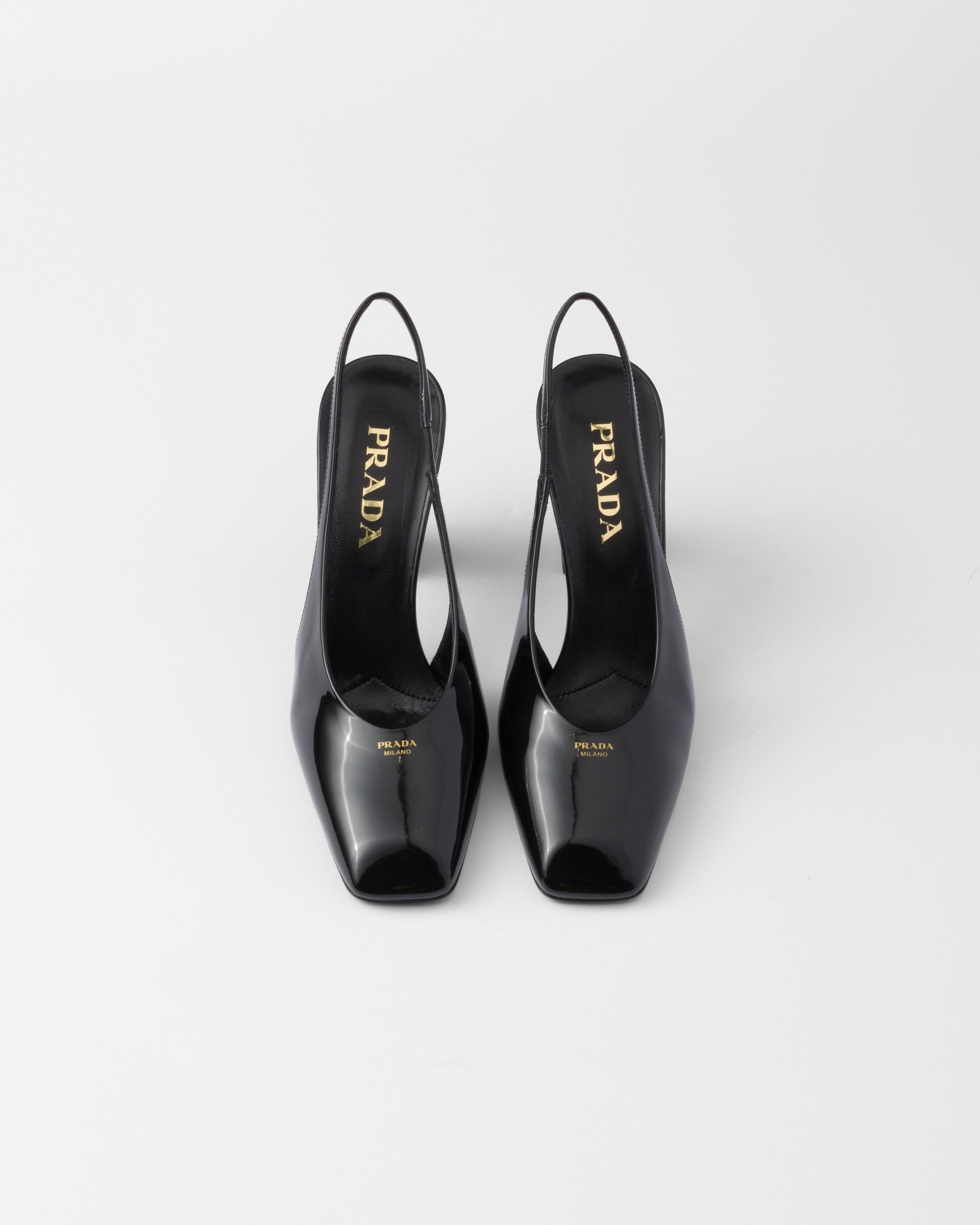 Patent leather slingback pumps - 3