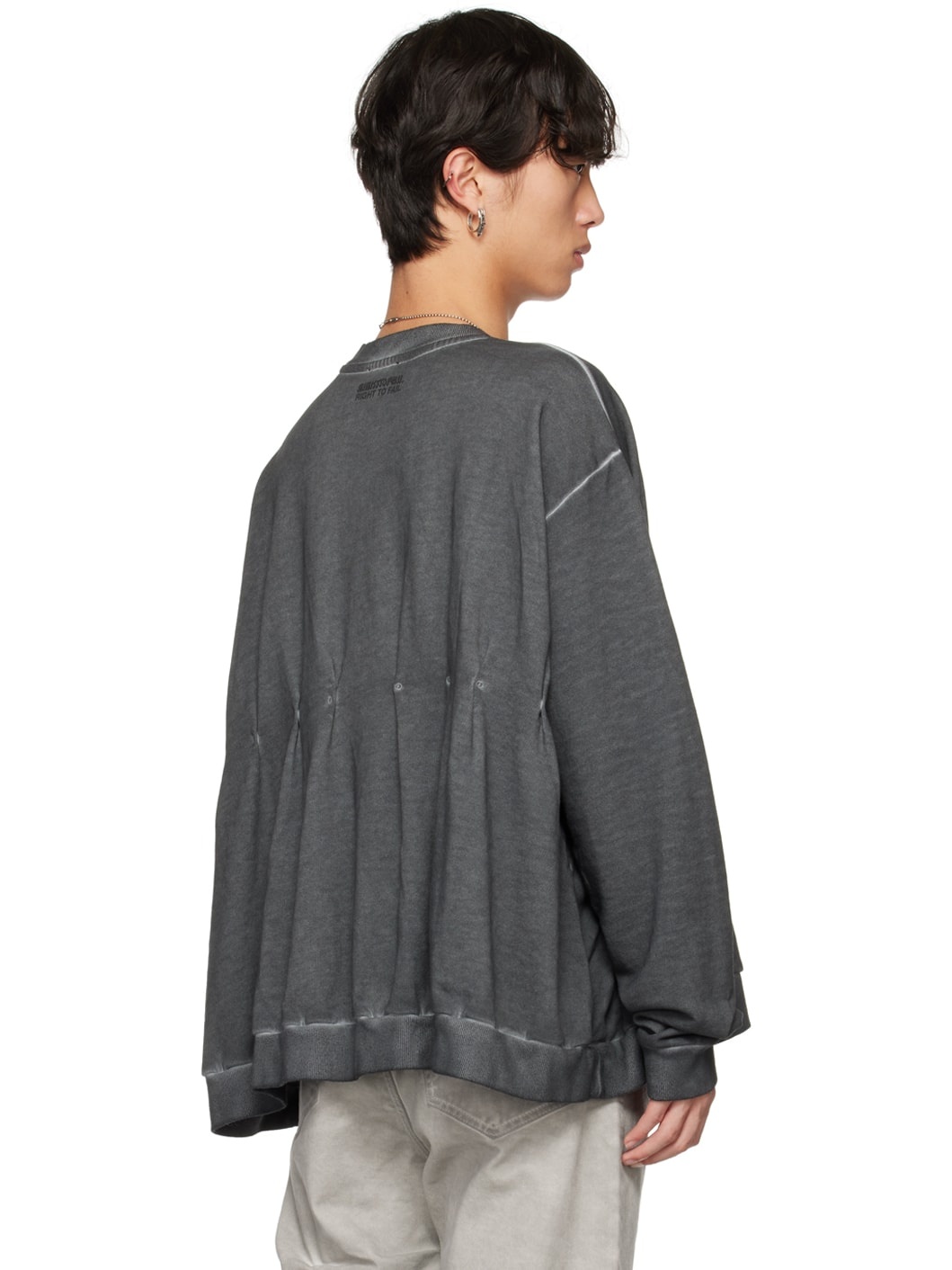 SSENSE Exclusive Gray Sweatshirt - 3