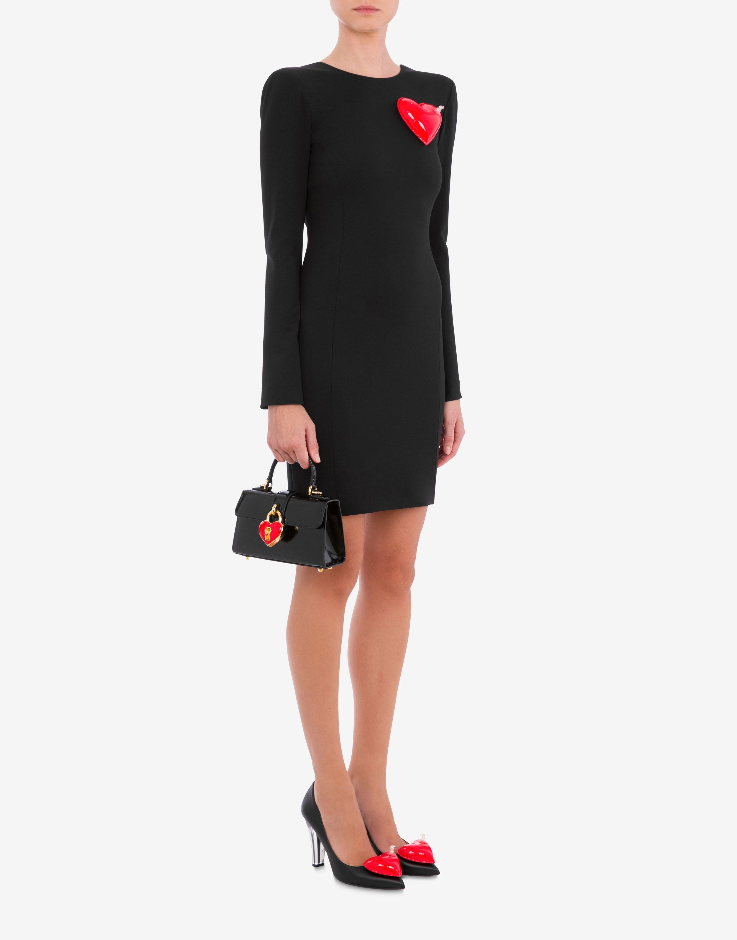HEART LOCK CALFSKIN HANDBAG - 5
