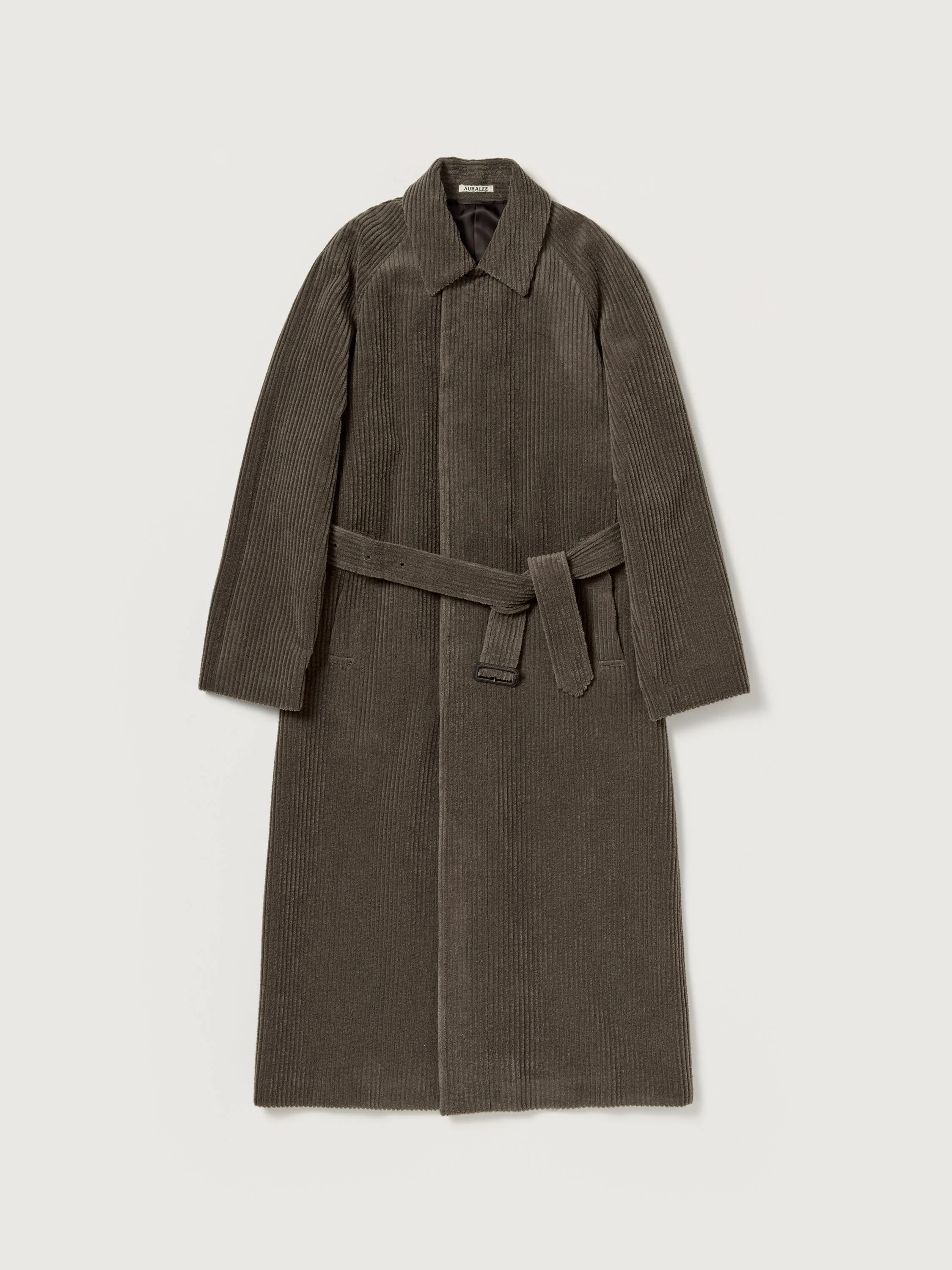 WOOL CASHMERE CORDUROY SOUTIEN COLLAR COAT - 1