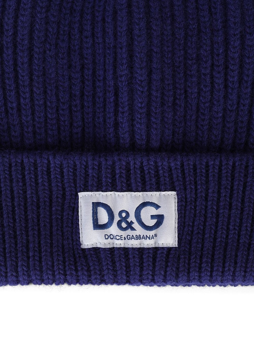 logo-patch virgin wool beanie - 2