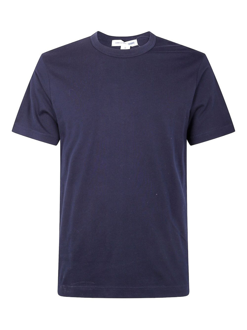 back-logo cotton T-shirt 1