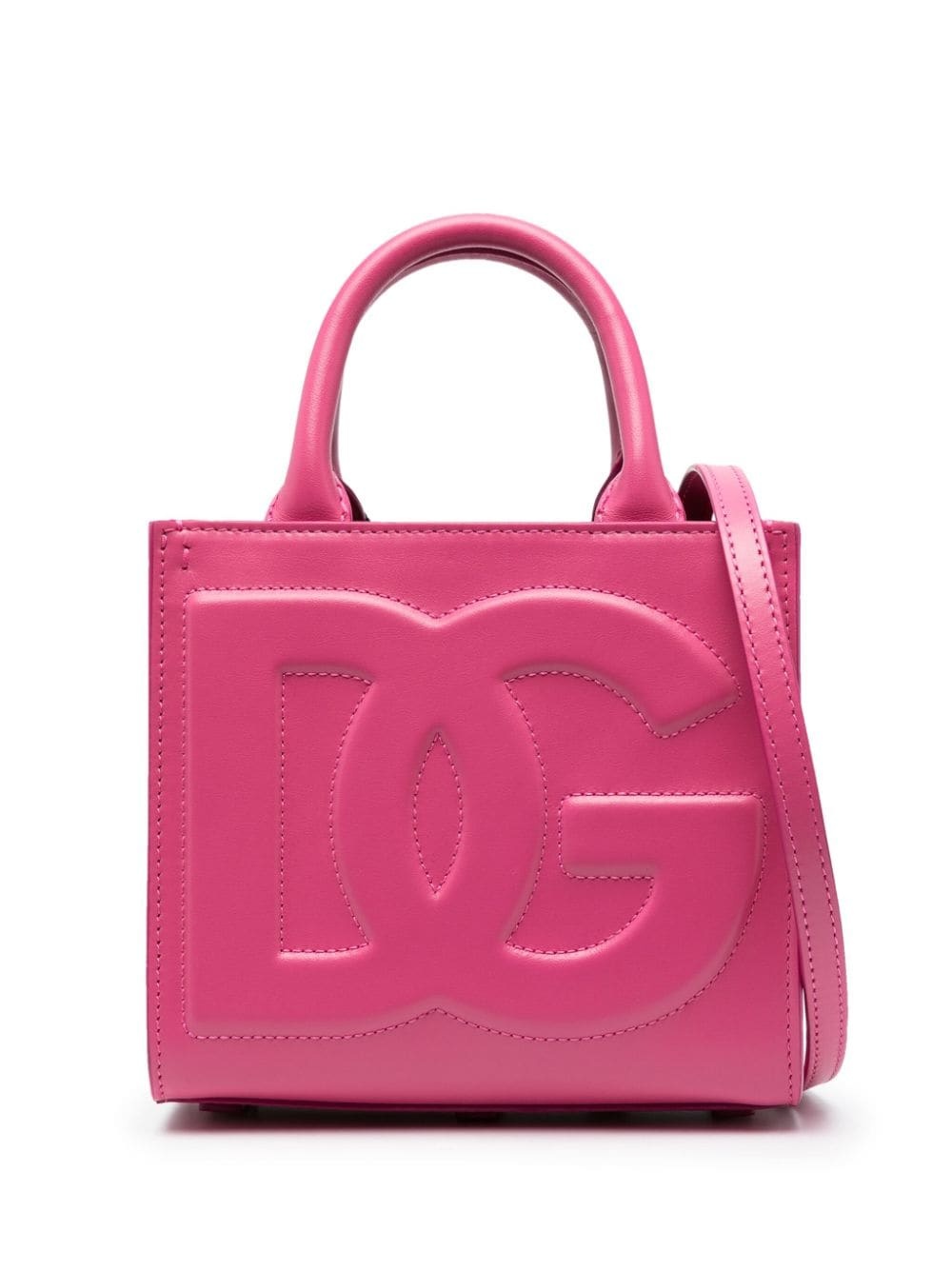 Dolce and Gabbana Fuchsia Leather Miss Easy Way Satchel For Sale at 1stDibs