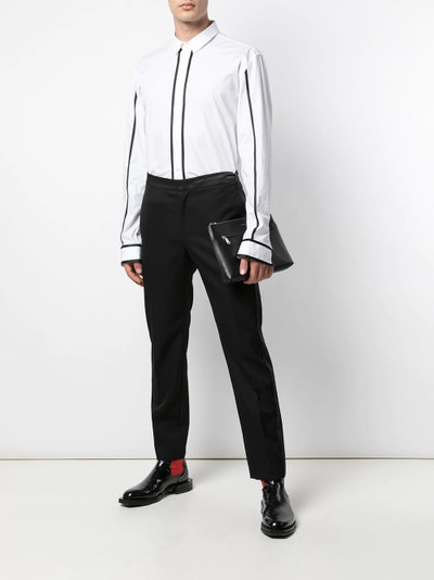 Balmain striped trim shirt outlook