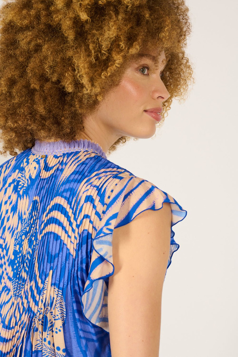 Mini Dress Sasha - Blue Japonism 4