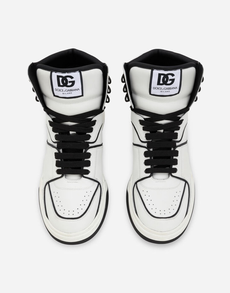 Calfskin nappa New Roma mid-top sneakers 4