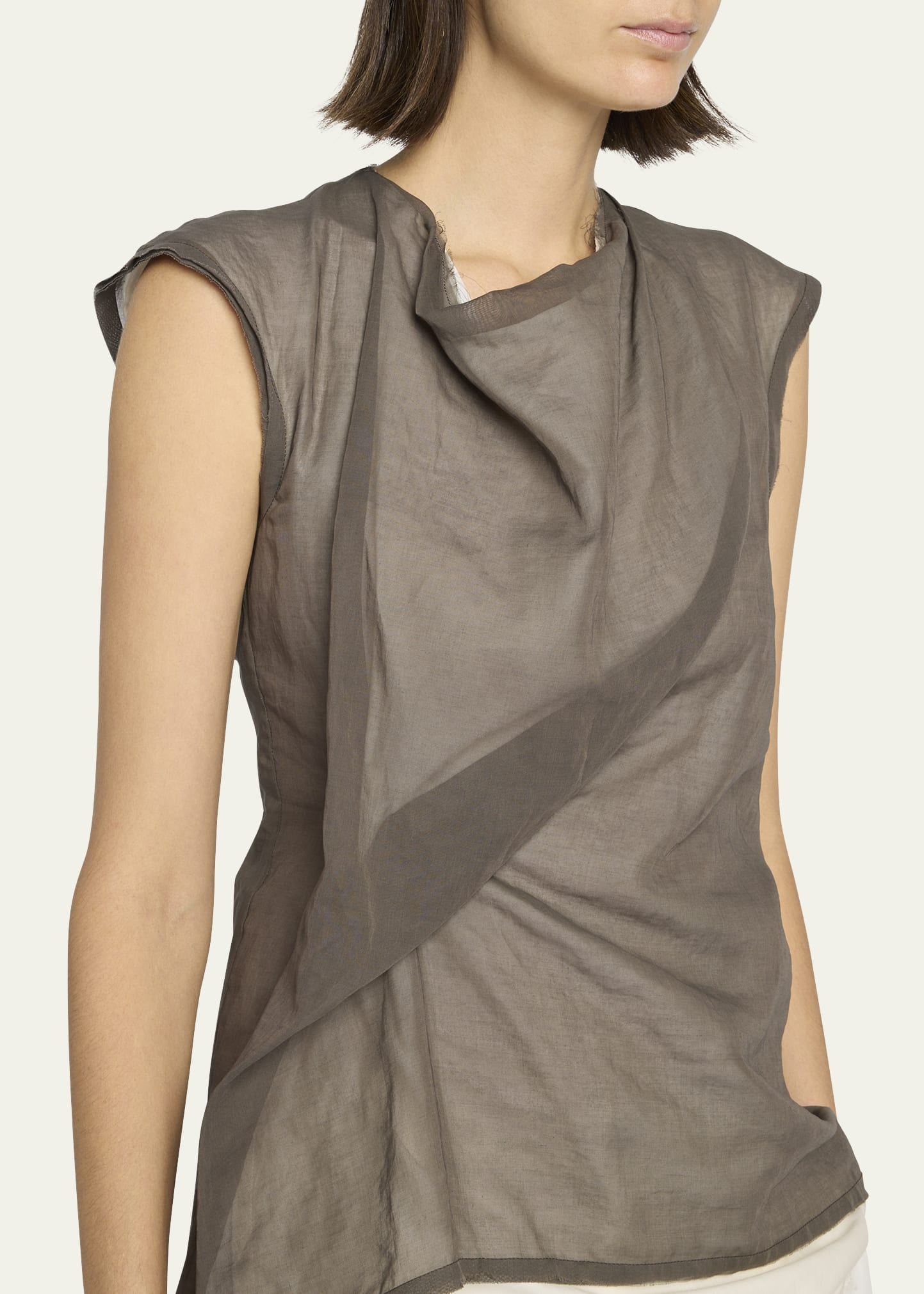Inawa Draped Layered Sleeveless Top - 5