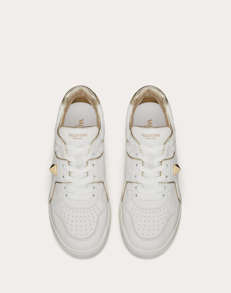 ONE STUD LOW-TOP SNEAKER IN NAPPA LEATHER 4