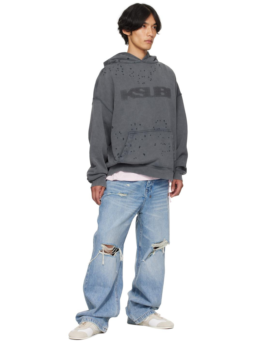 Gray Blasted Ekcess Hoodie - 4