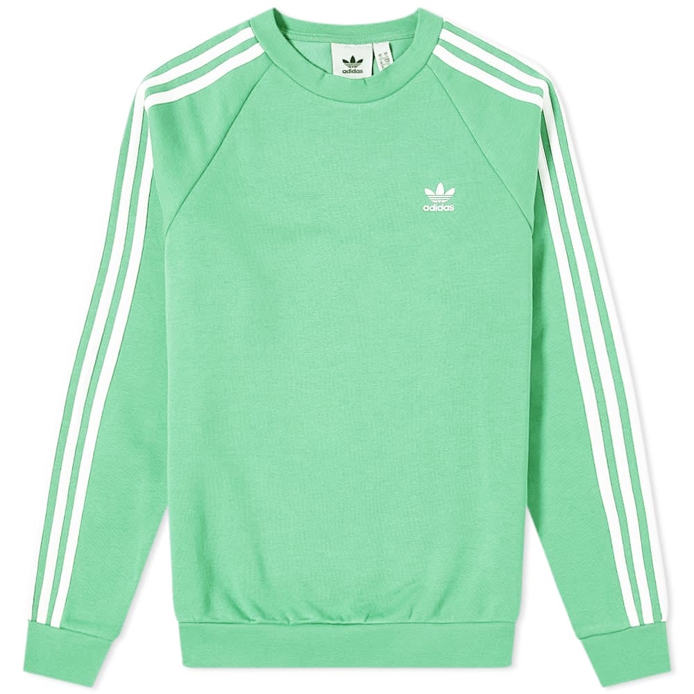 Adidas 3 Stripe Crew Sweat - 1