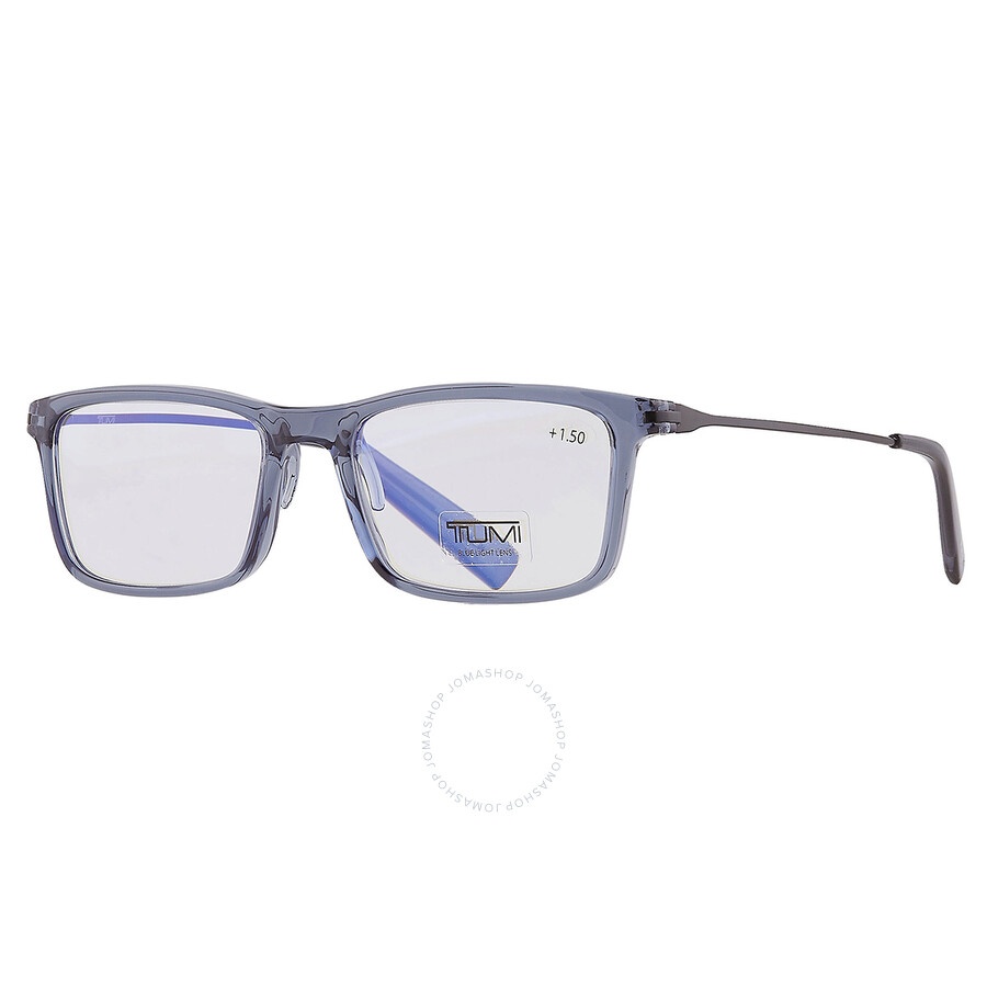 Tumi - Tumi Reading Rectangular Men's Eyeglasses VTU800 NAV 53 150 - 2