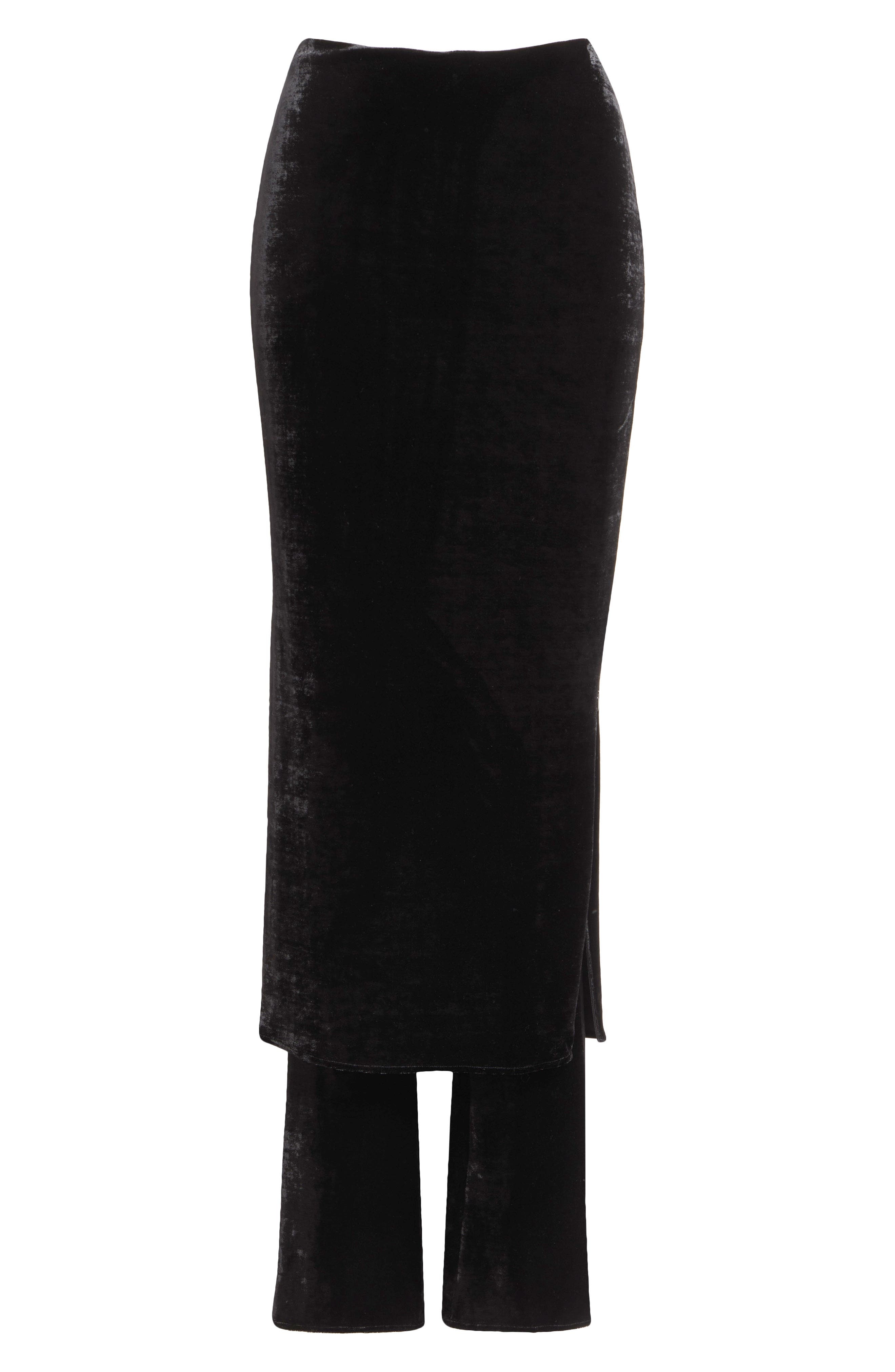 Alaïa Skirt Pants in Noir Alaia at Nordstrom - 6