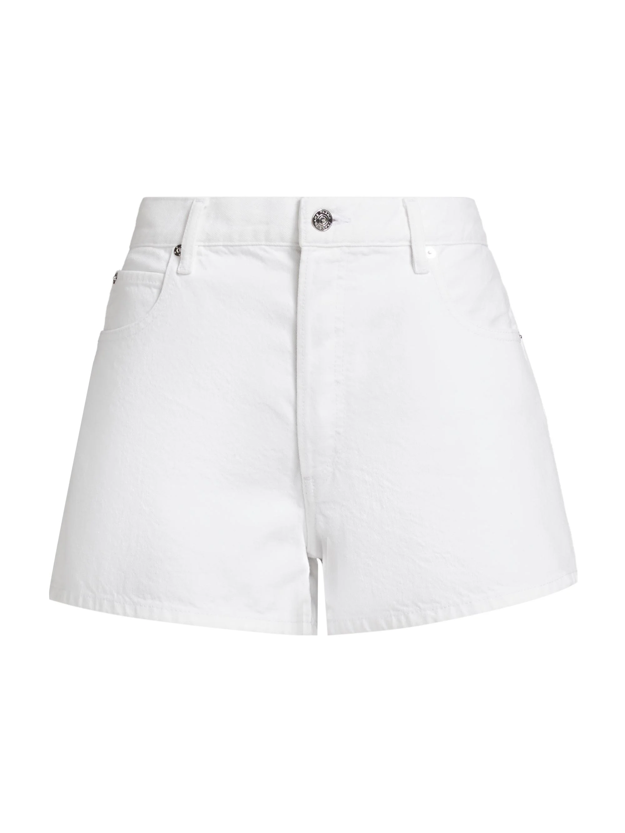 Women's Hang Denim Shorts - White - 1