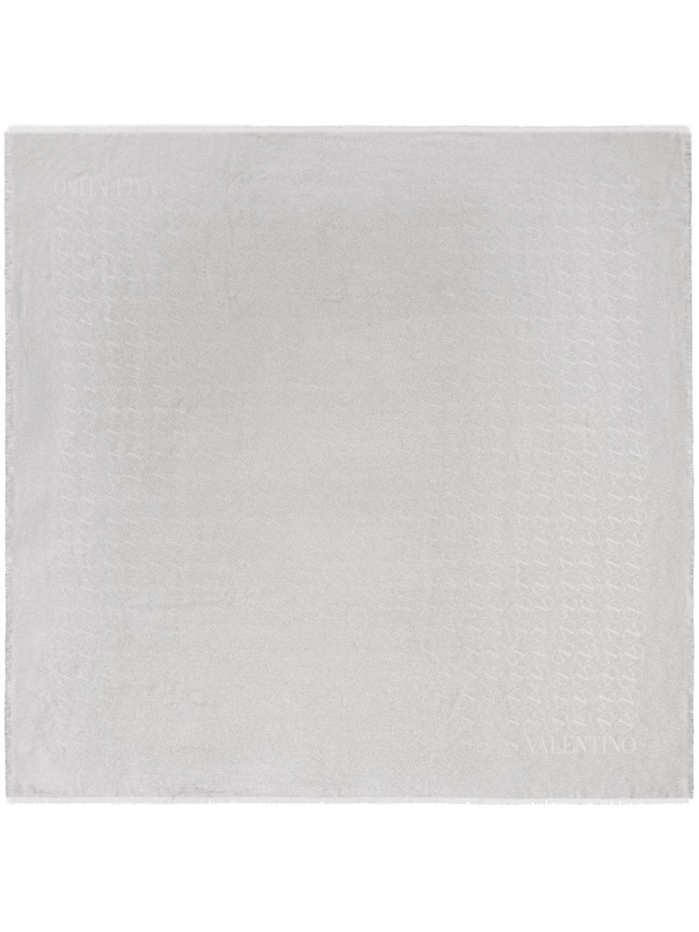 VLogo Signature jacquard shawl - 1