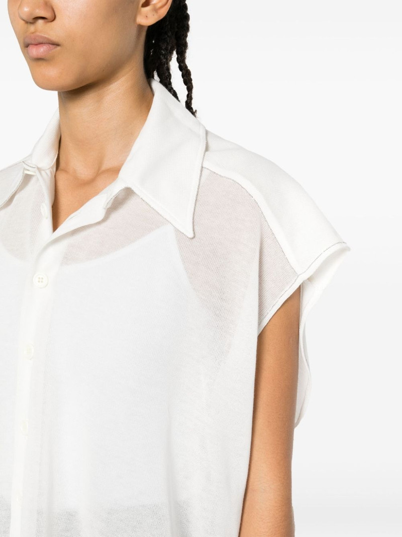 fine-knit sleeveless shirt 5