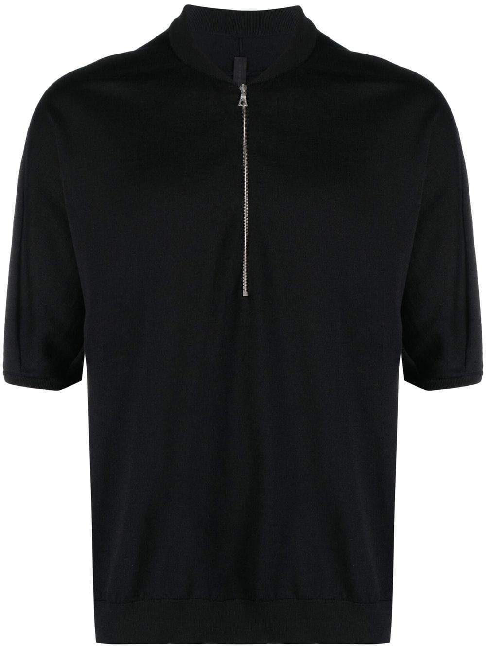 ESC half-zip short-sleeved jumper - 1