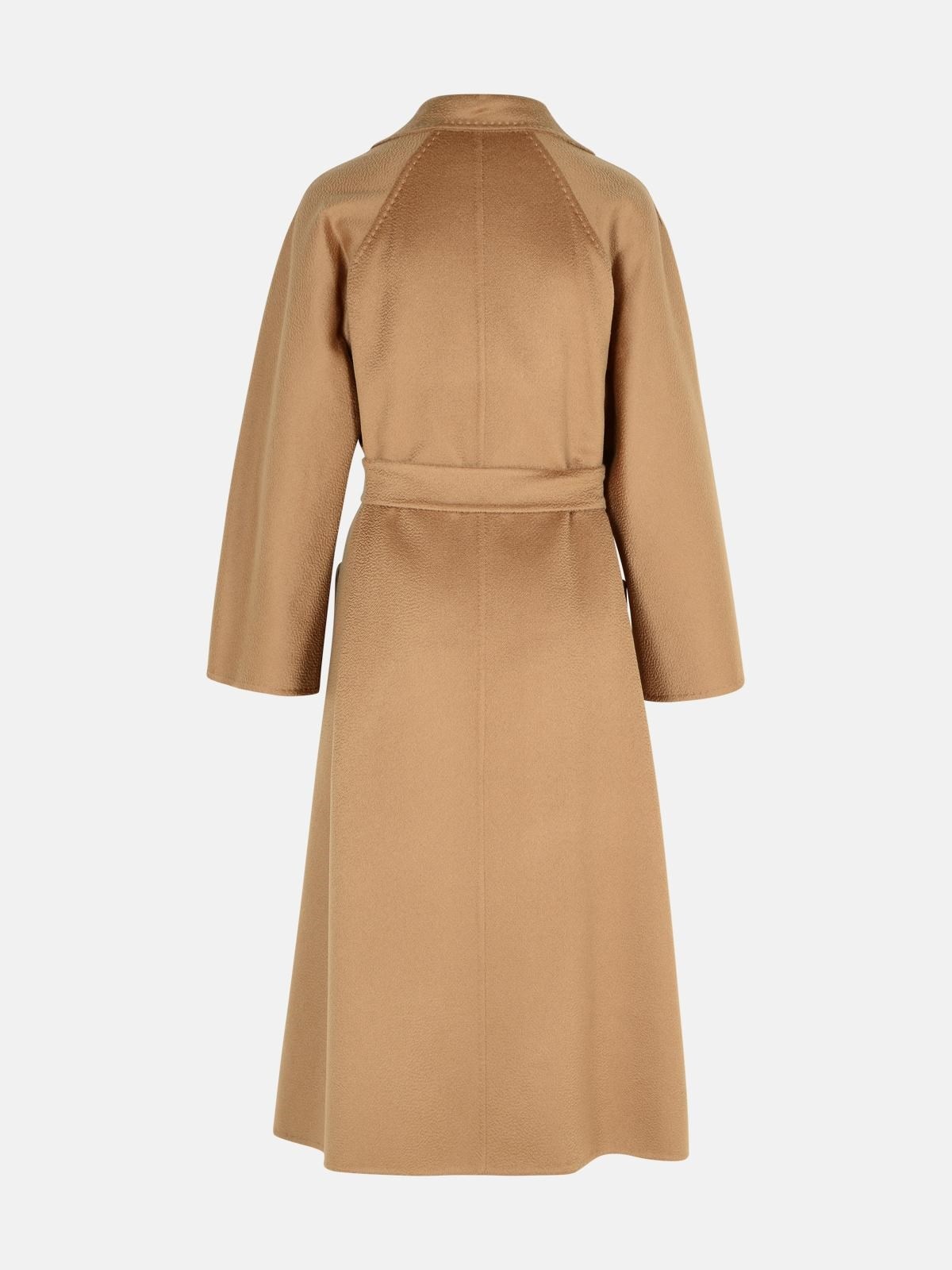 'LUDMILLA' BROWN CASHMERE COAT - 3