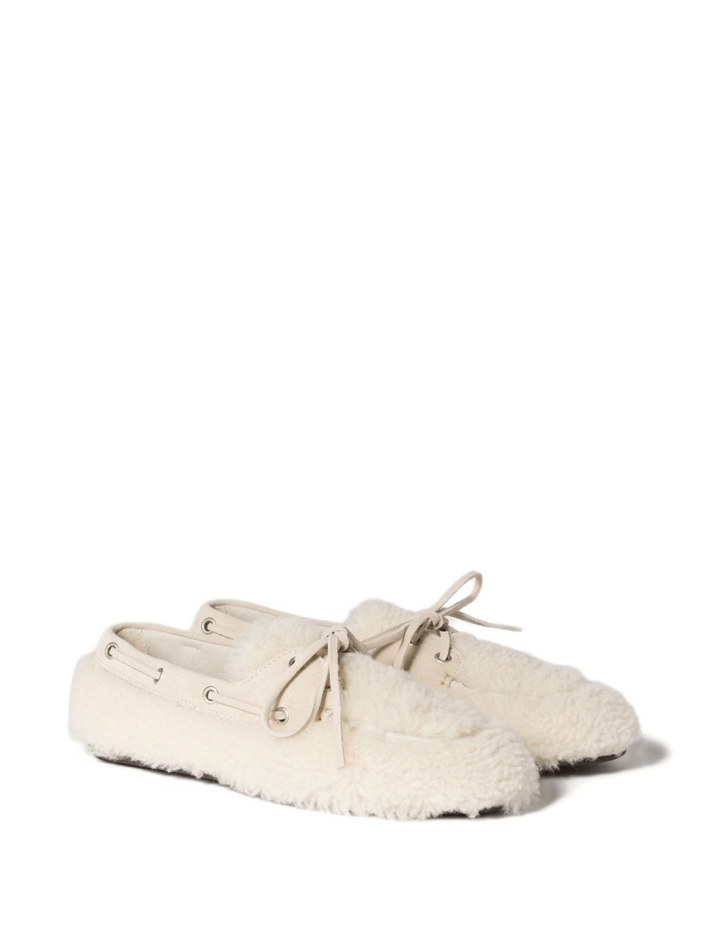 shearling loafers - 2