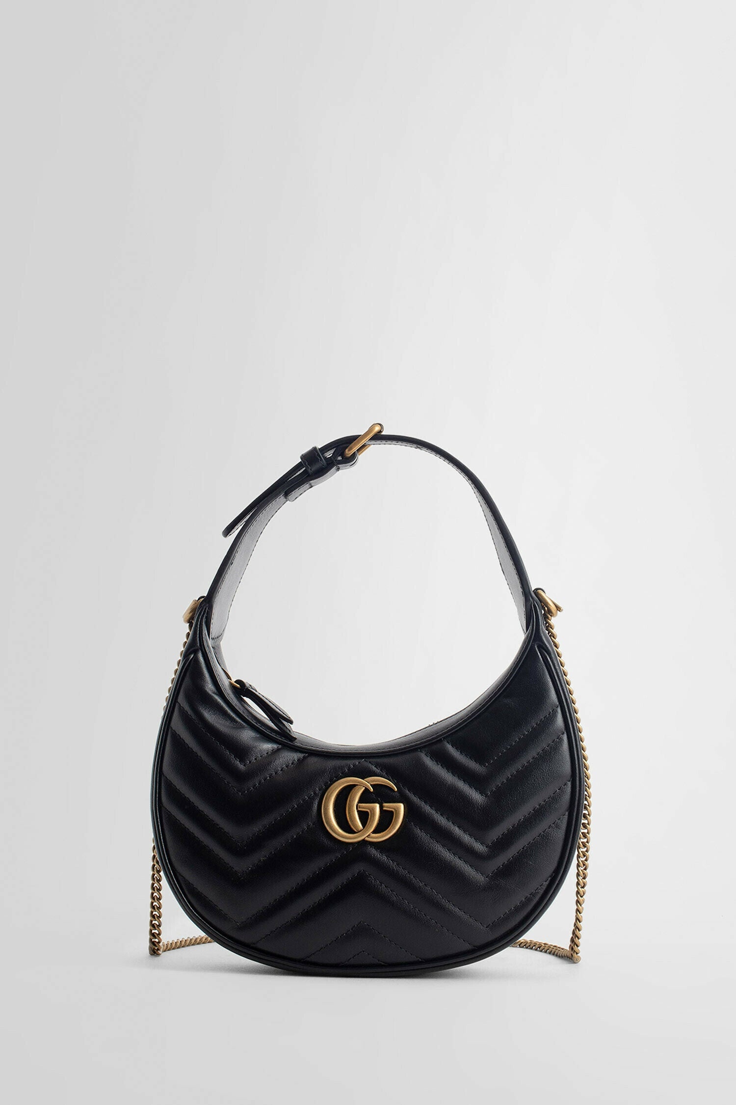 GUCCI WOMAN BLACK SHOULDER BAGS - 1