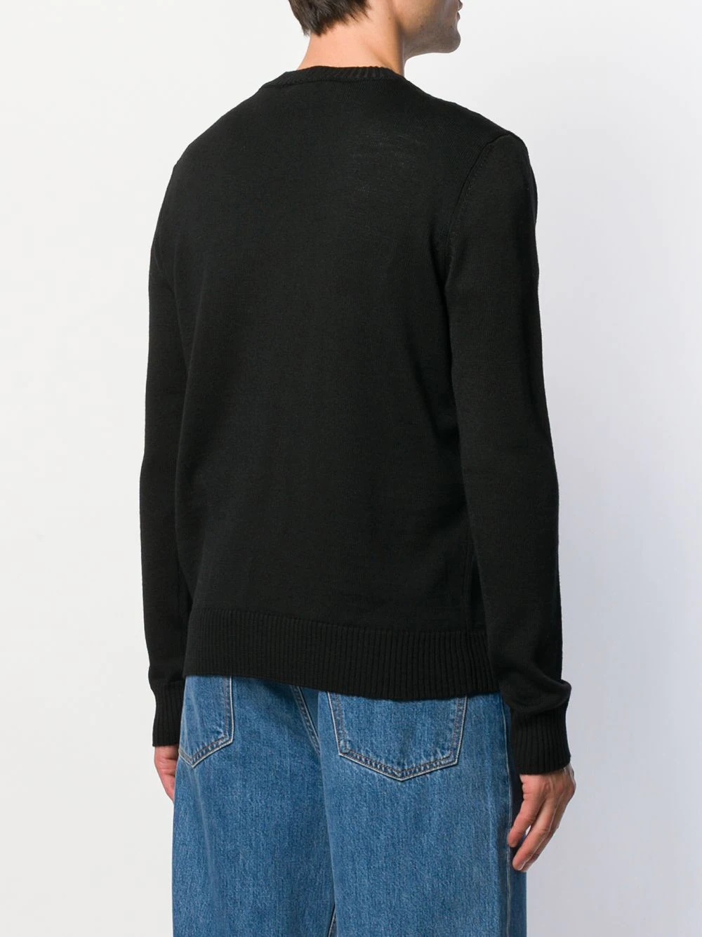 contrast logo jumper - 4