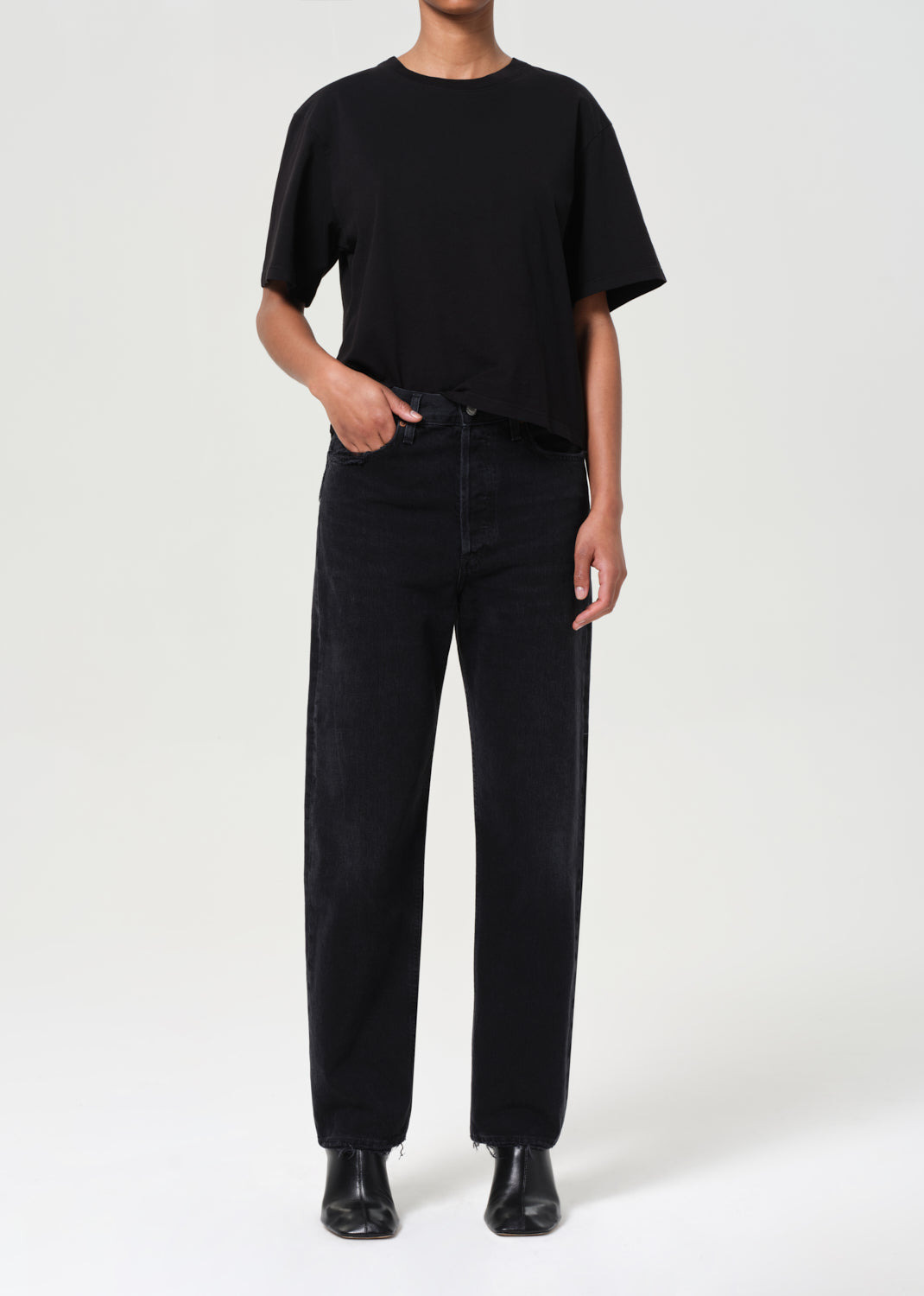 90'S MID RISE STRAIGHT IN TAR - 2