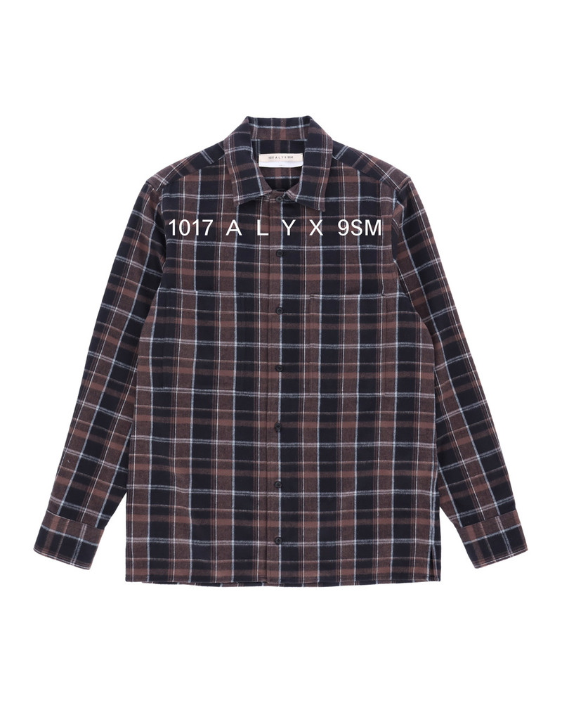 PLAID LOGO SHIRT - 1