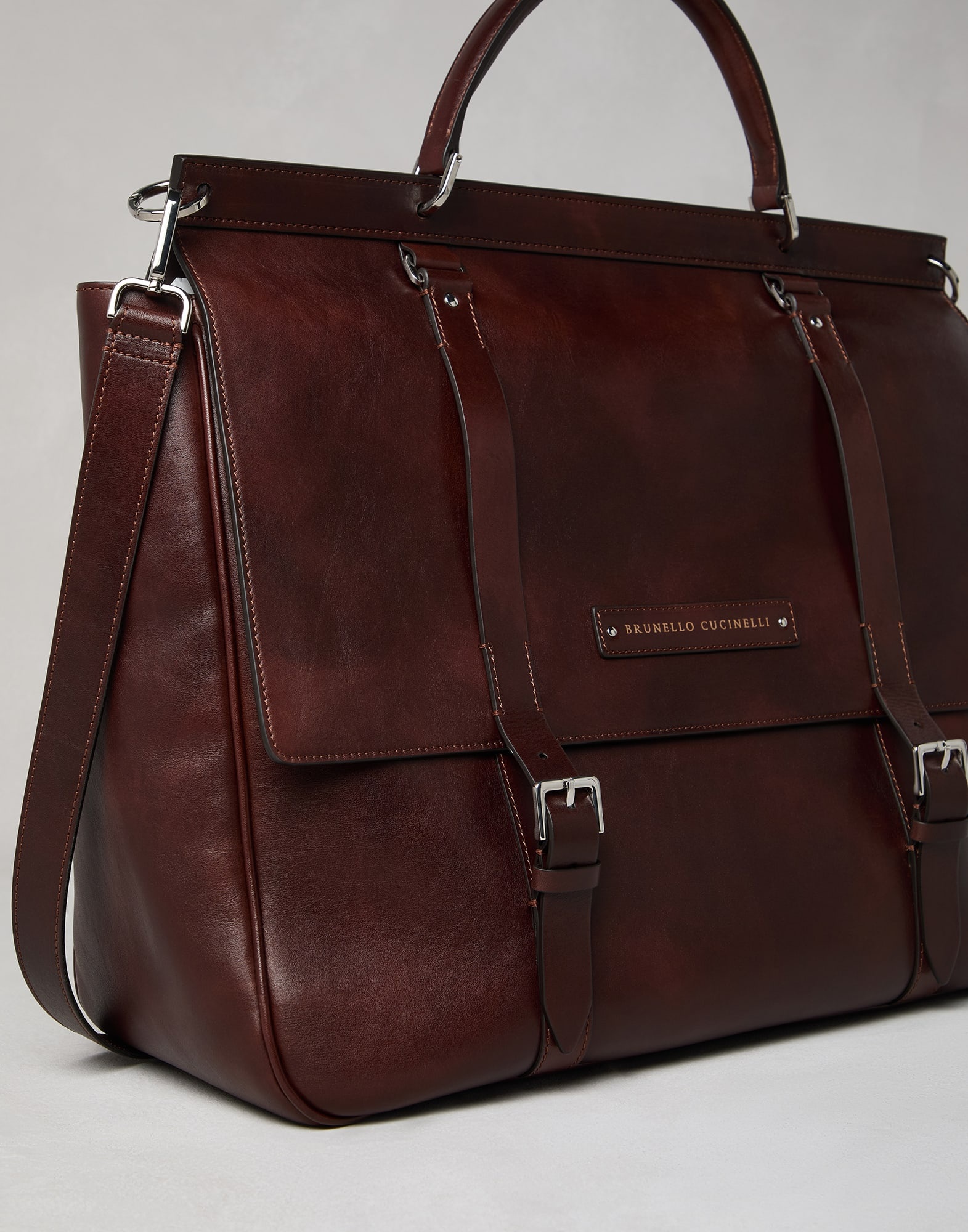 Calfskin casual briefcase - 3