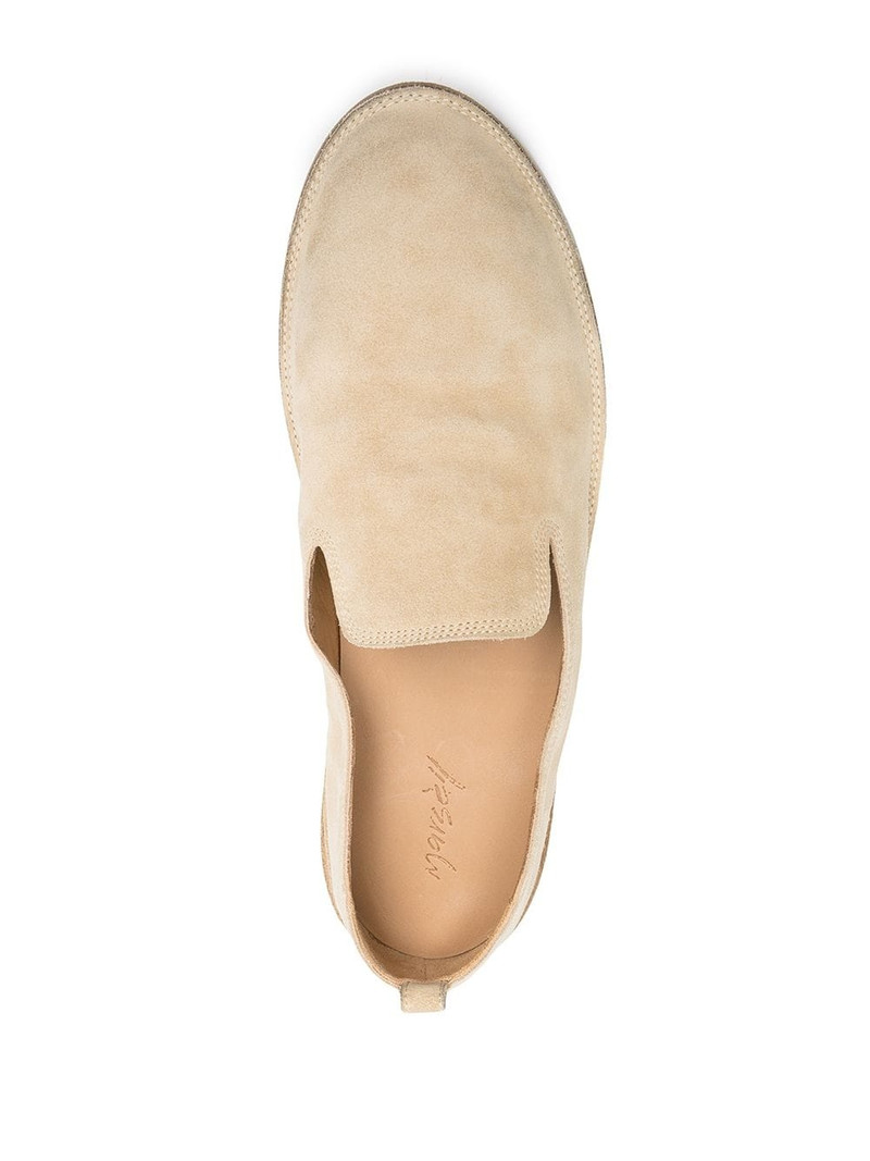 Strasacco round-toe suede loafers 4