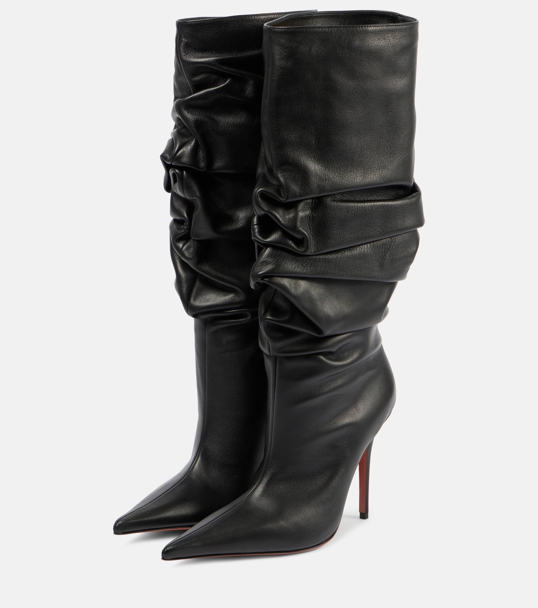 Anok 105 leather over-the-knee boots - 4