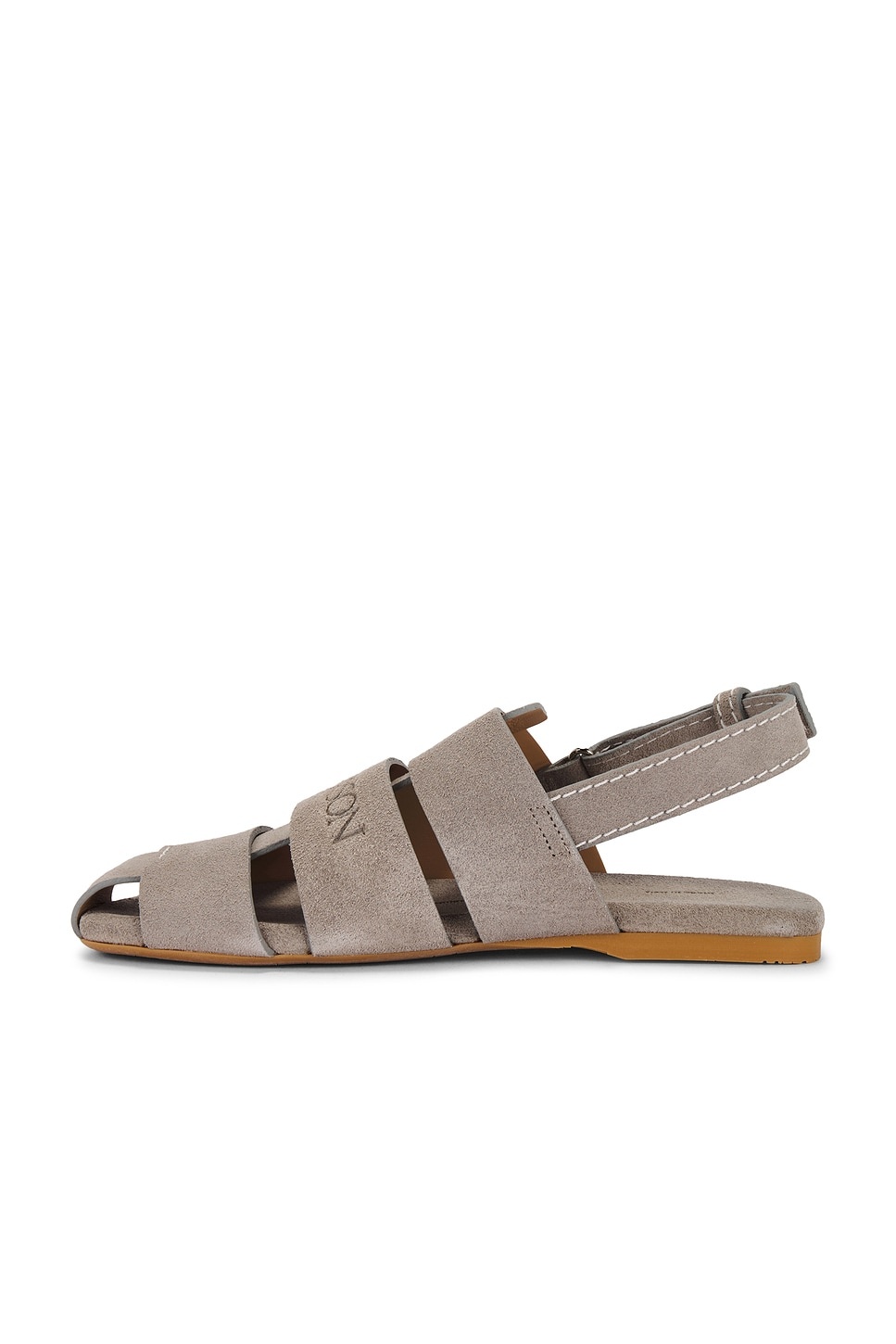 Stripe Flat Sandal - 5