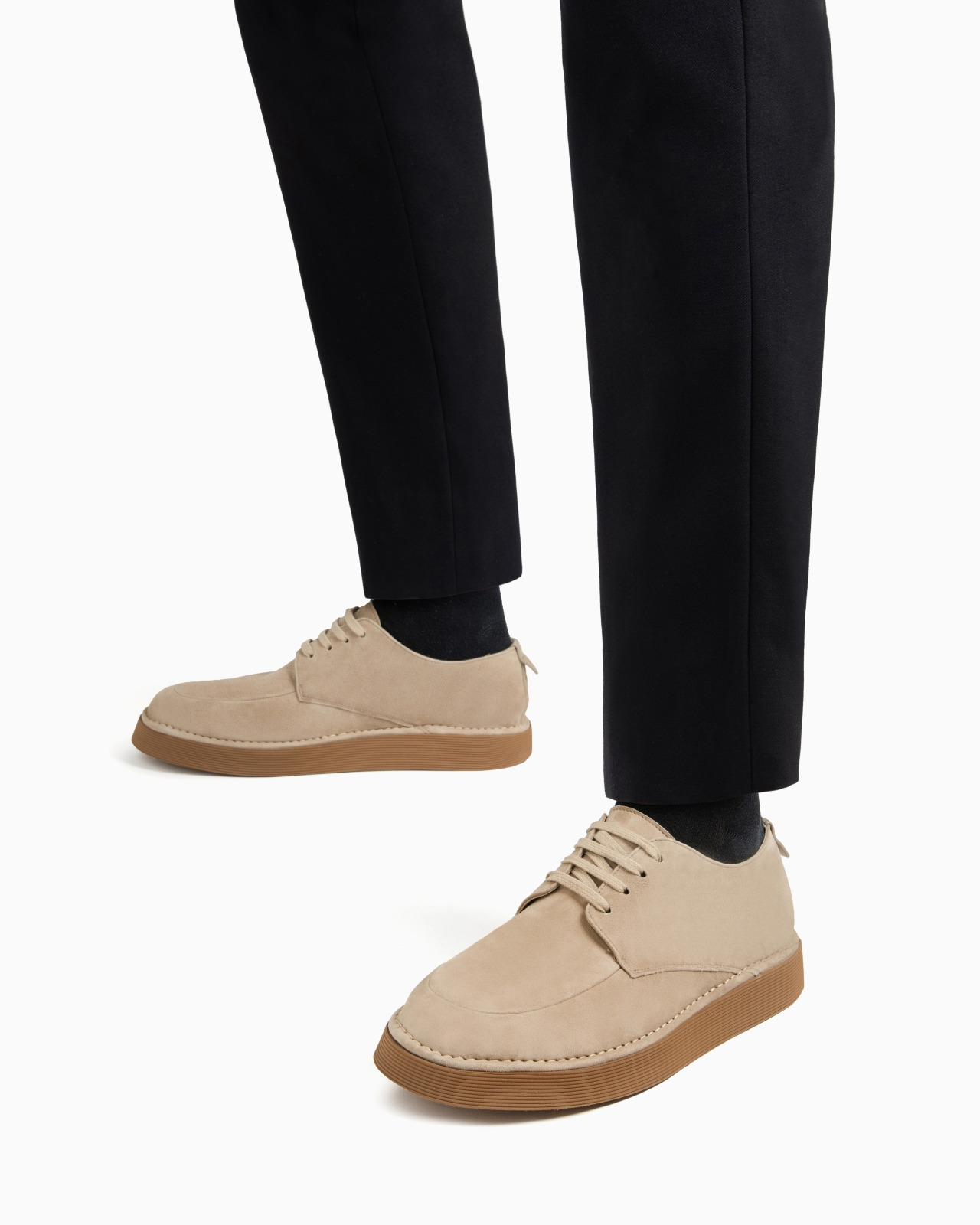 SUEDE DERBY SHOES - 7