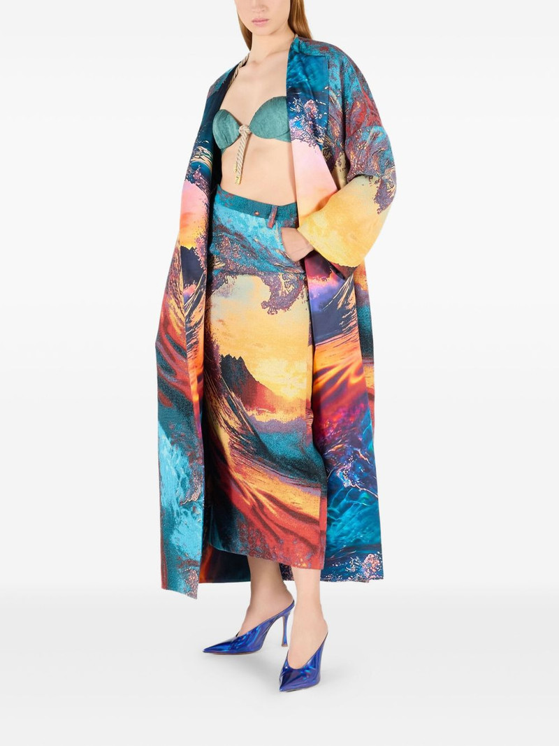 Roberto Cavalli rope-detailing top outlook