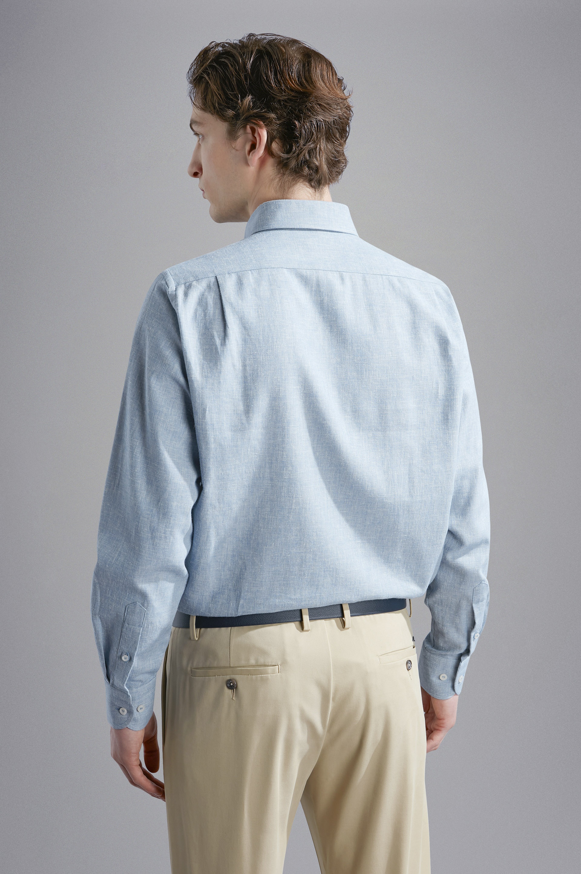 COTTON LINEN CASHMERE SHIRT - 3