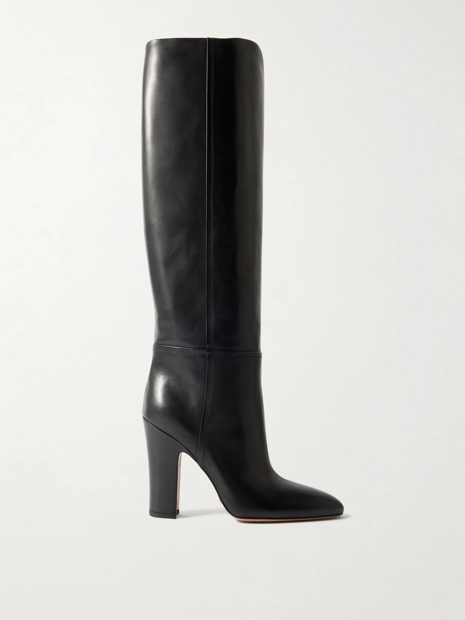 Lavina leather knee boots Black - 1