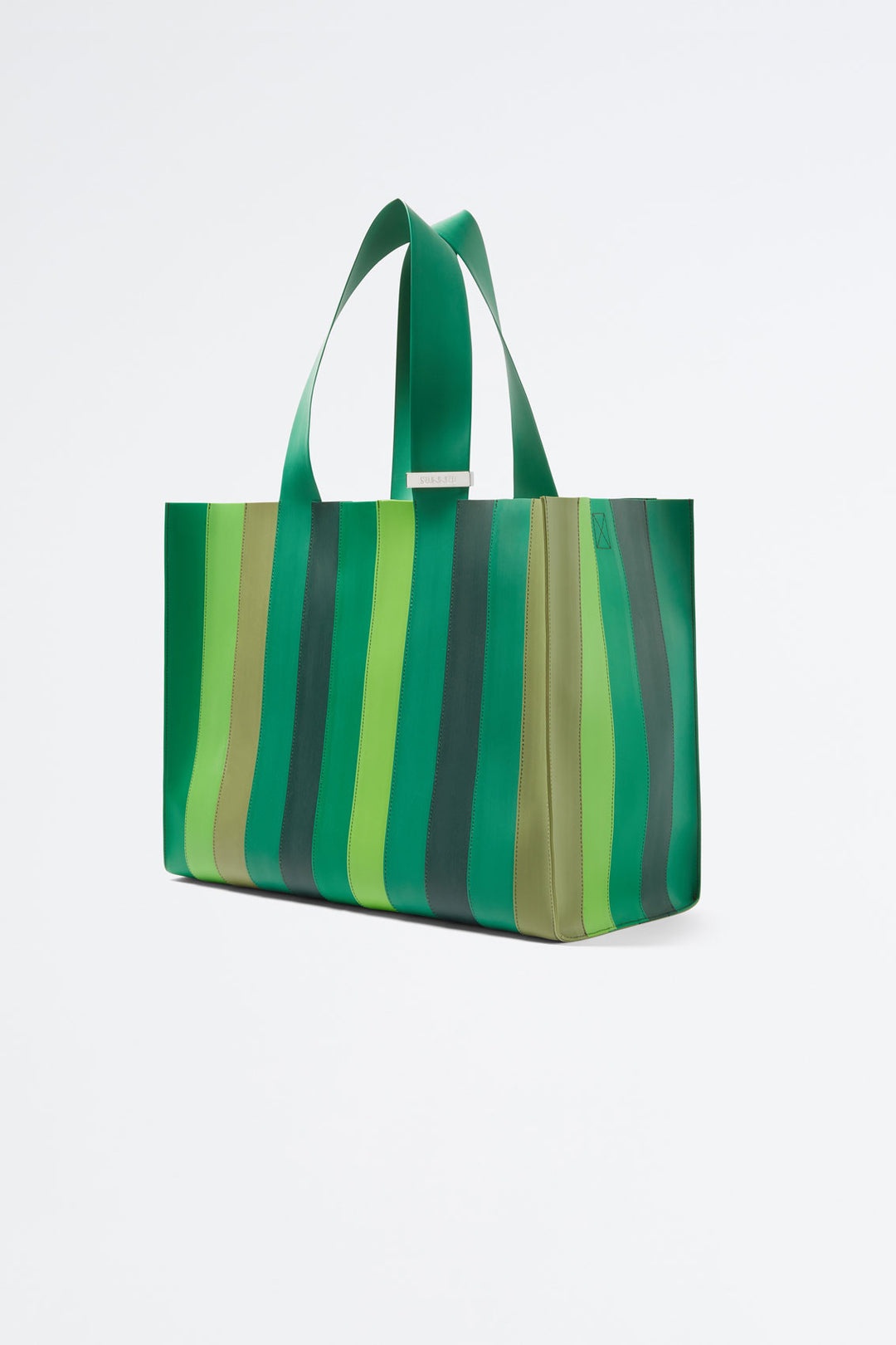 GRADIENT GREEN PUDDING PARALLELEPIPEDO BAG - 2