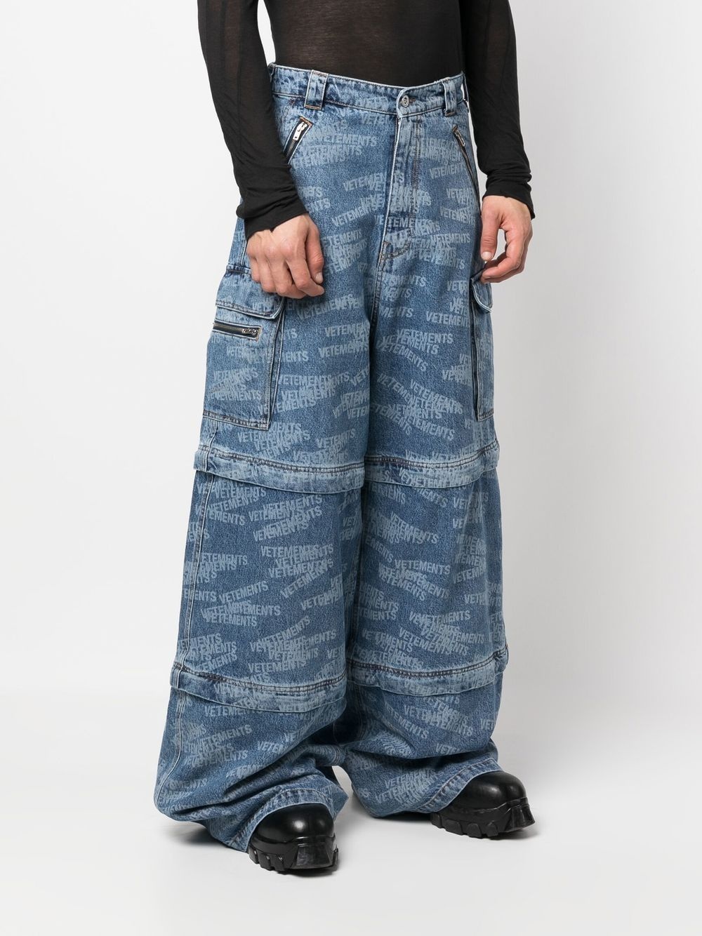 Transformer logo-print jeans - 2