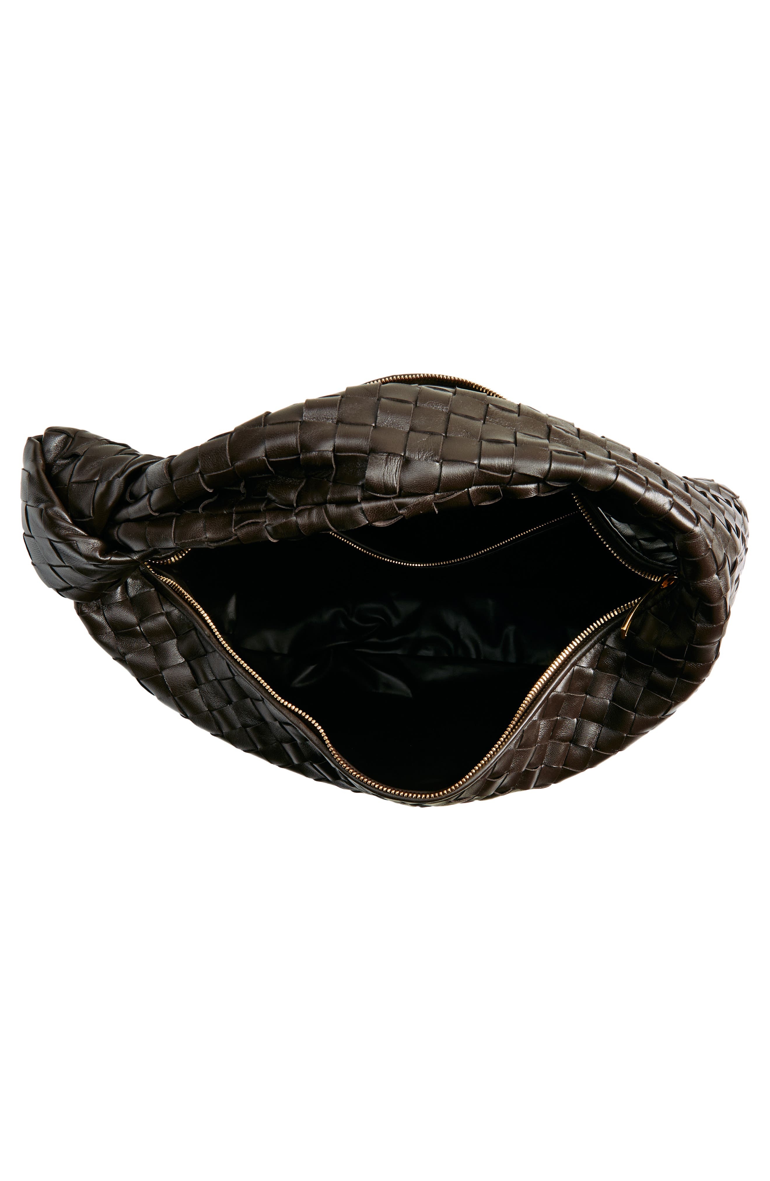 Bottega Veneta Jodie Leather Hobo Bag in 2132 Fondant-Gold at Nordstrom - 5