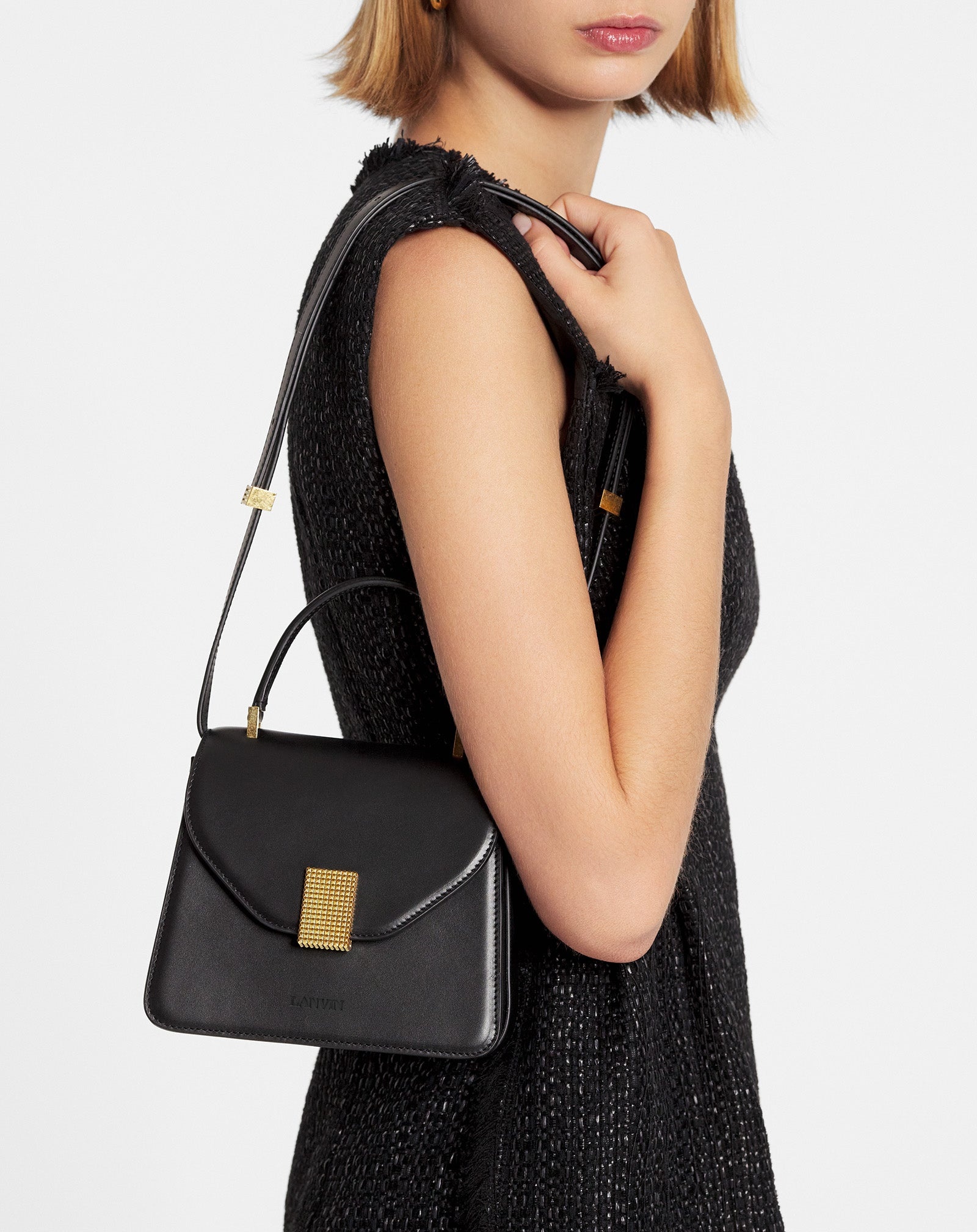 CONCERTO LEATHER HANDBAG WITH HANDLE - 2