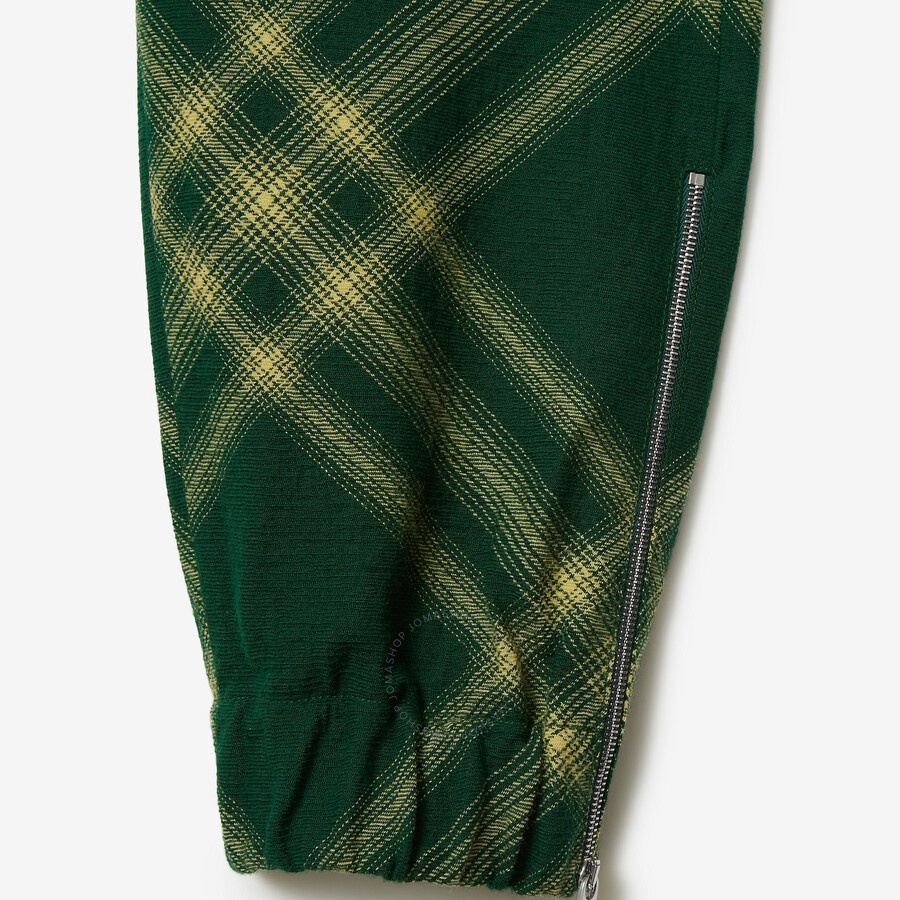 Burberry Check Wool Jogging Pants - 3