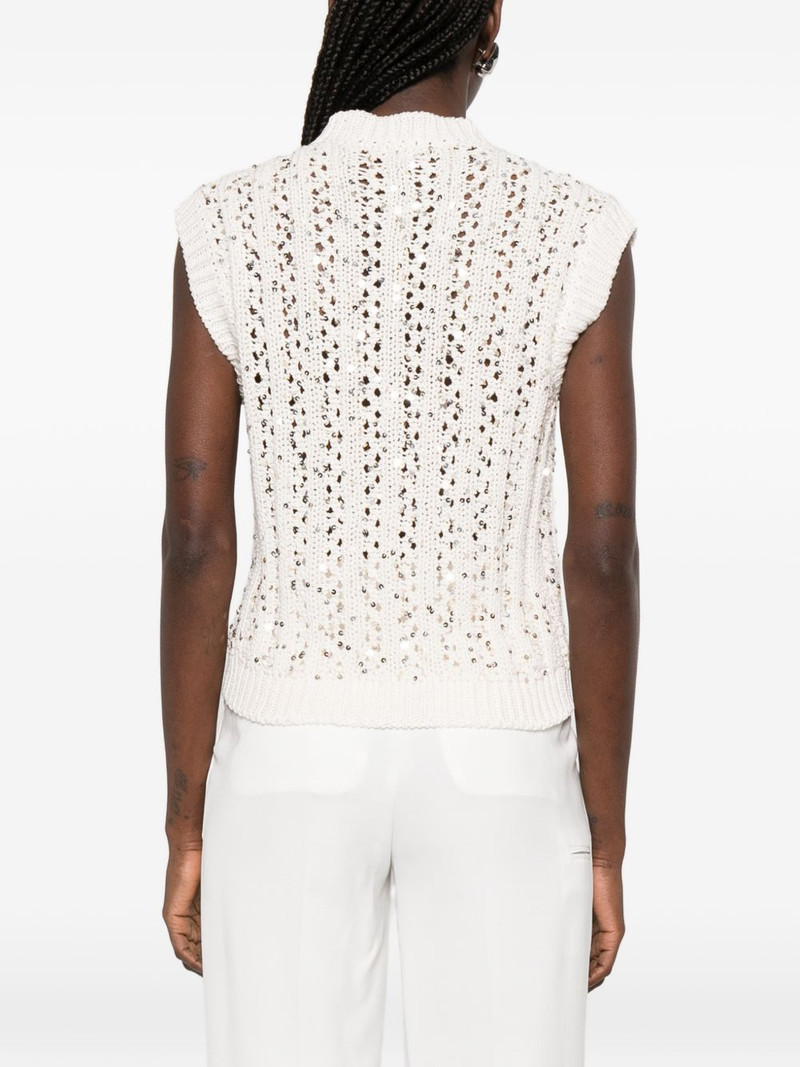 sequin-embellished vest 4