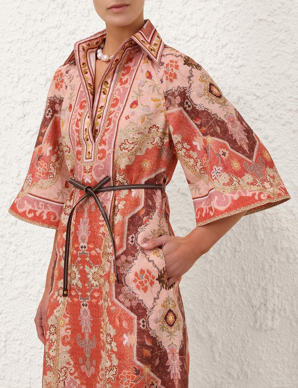【Zimmermann】WYLIE TUNIC MIDI DRESS チュニック ミディドレス Zimmermann WYLIE TUNIC MIDI DRESS | REVERSIBLE