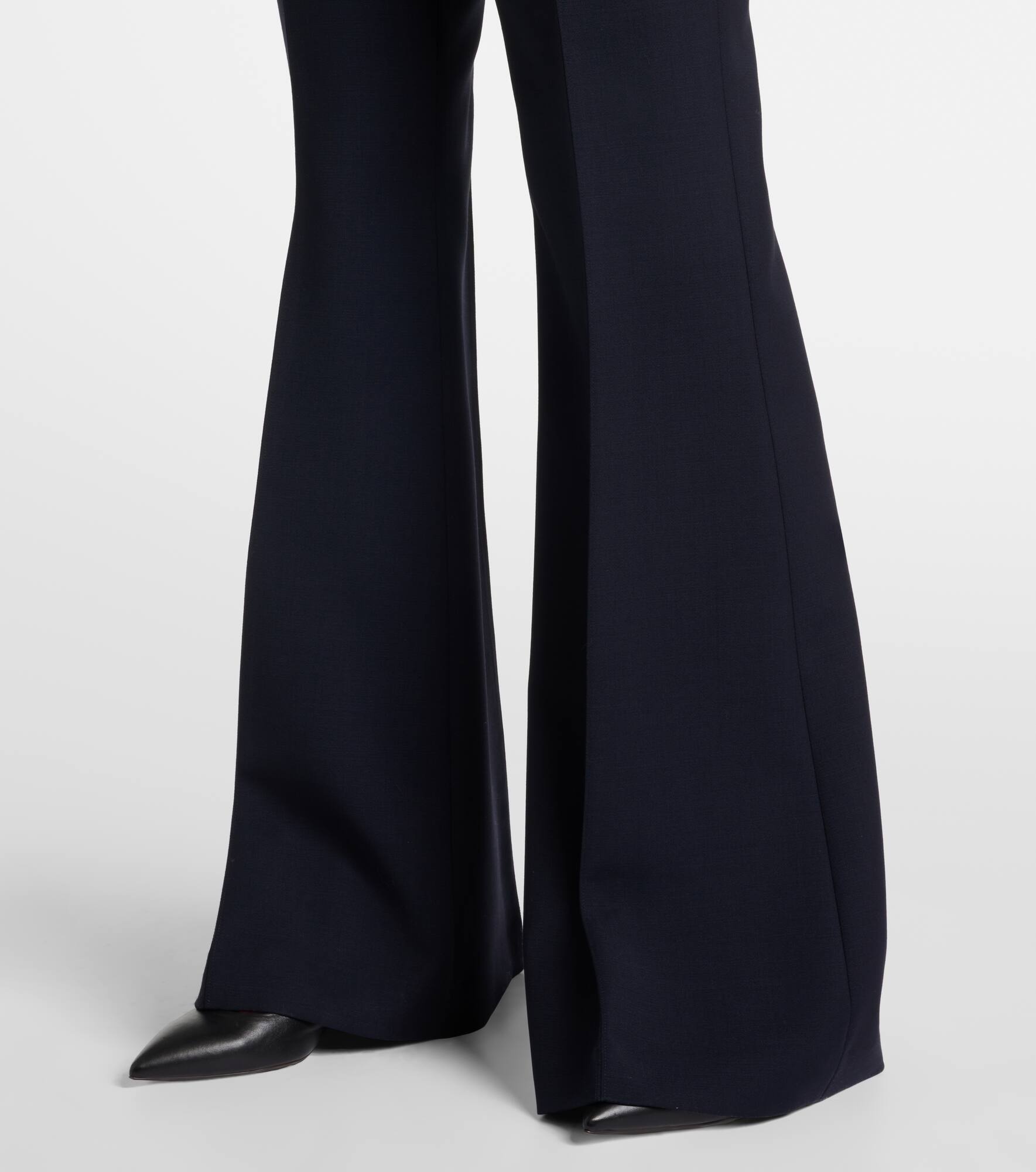 Rhein wool flared pants - 5
