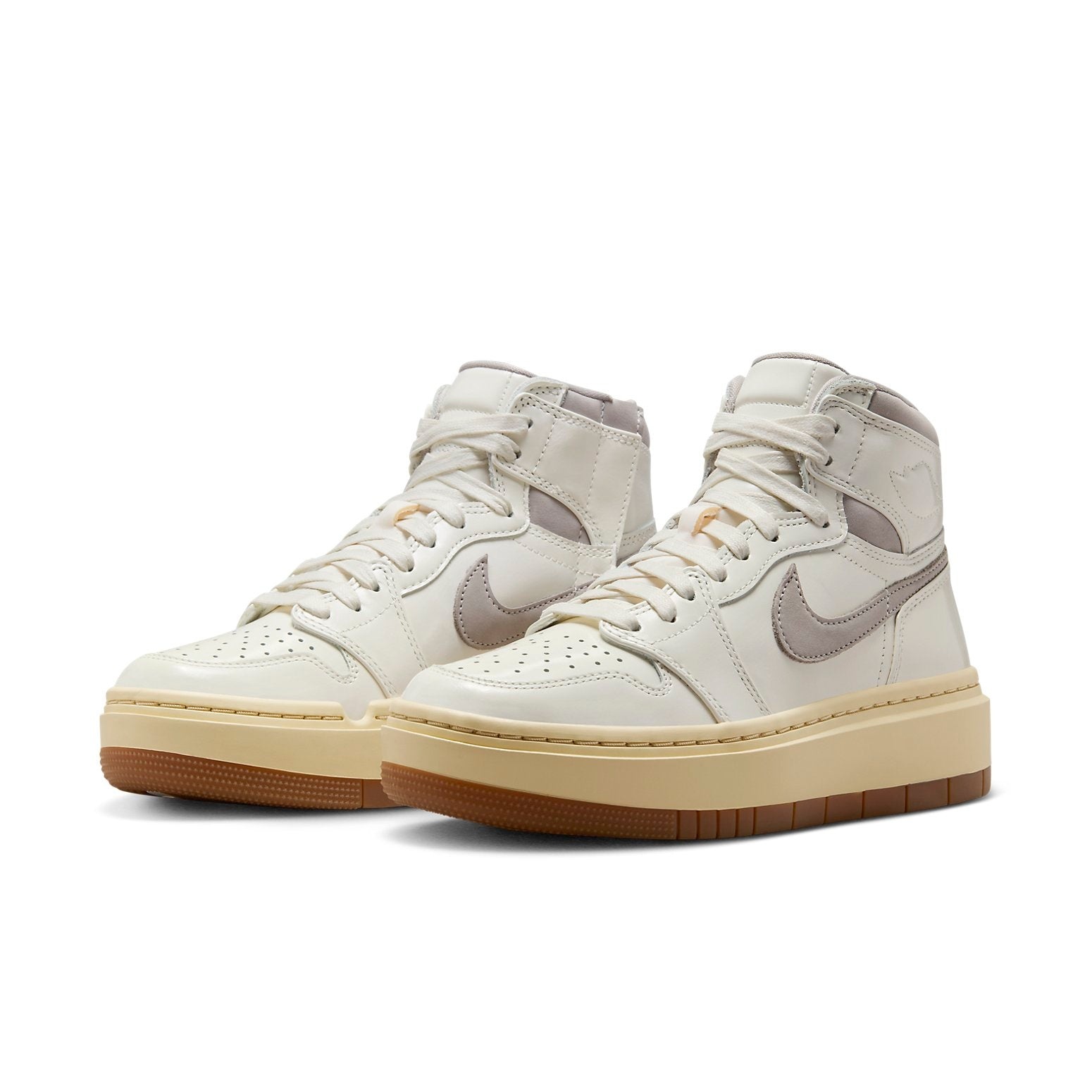 (WMNS) Air Jordan 1 Elevate High 'Sail Grey Gum Medium Brown' DZ3744-100 - 2