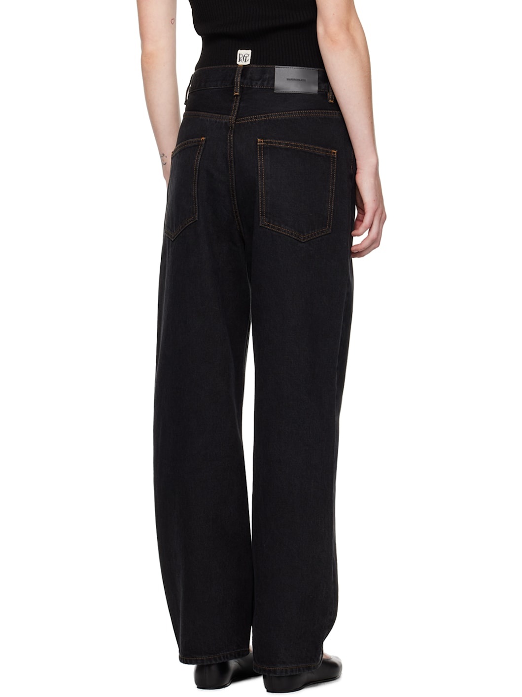 Black Low Rise Jeans - 3