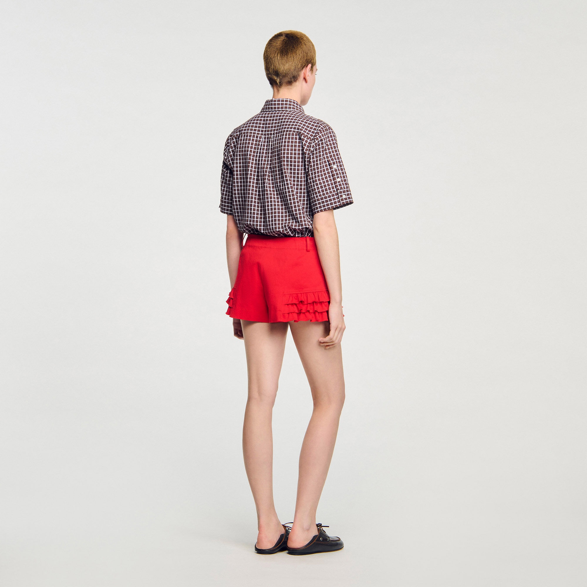 RUFFLED SHORTS - 5