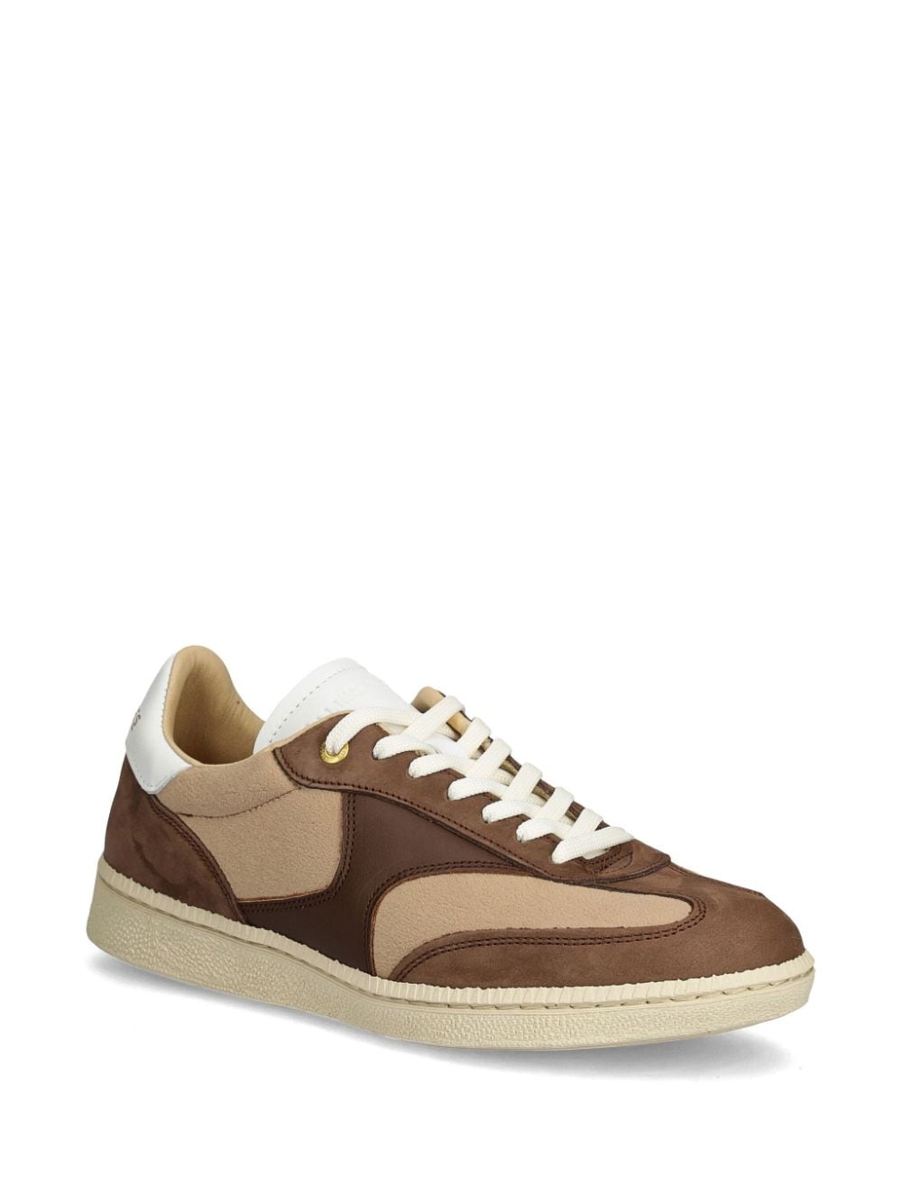 panelled design trainers - 2