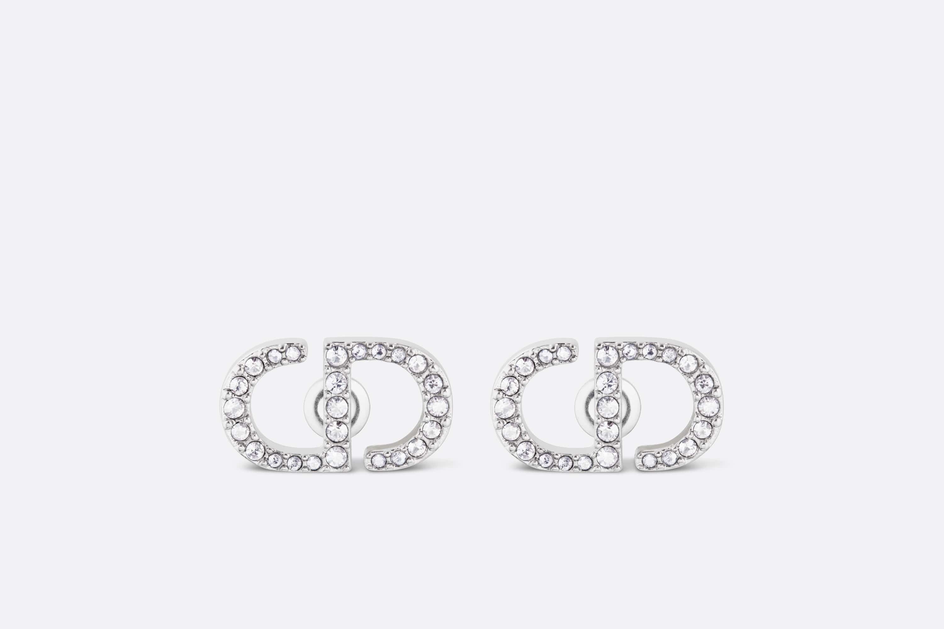 Dior cd stud earrings discount
