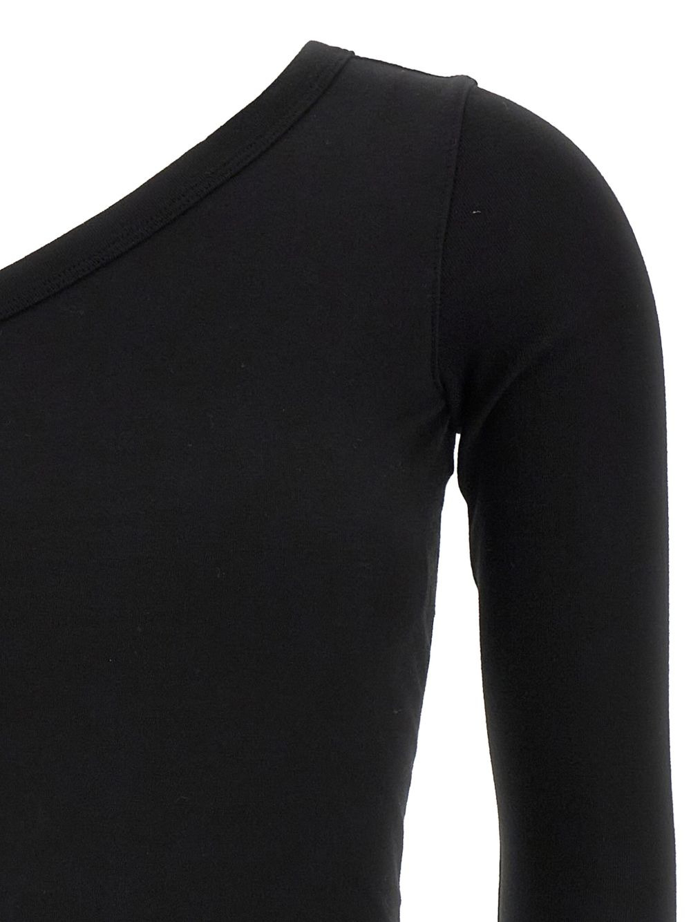 Ziggy asymmetric-neckline long-sleeve T-shirt - 4